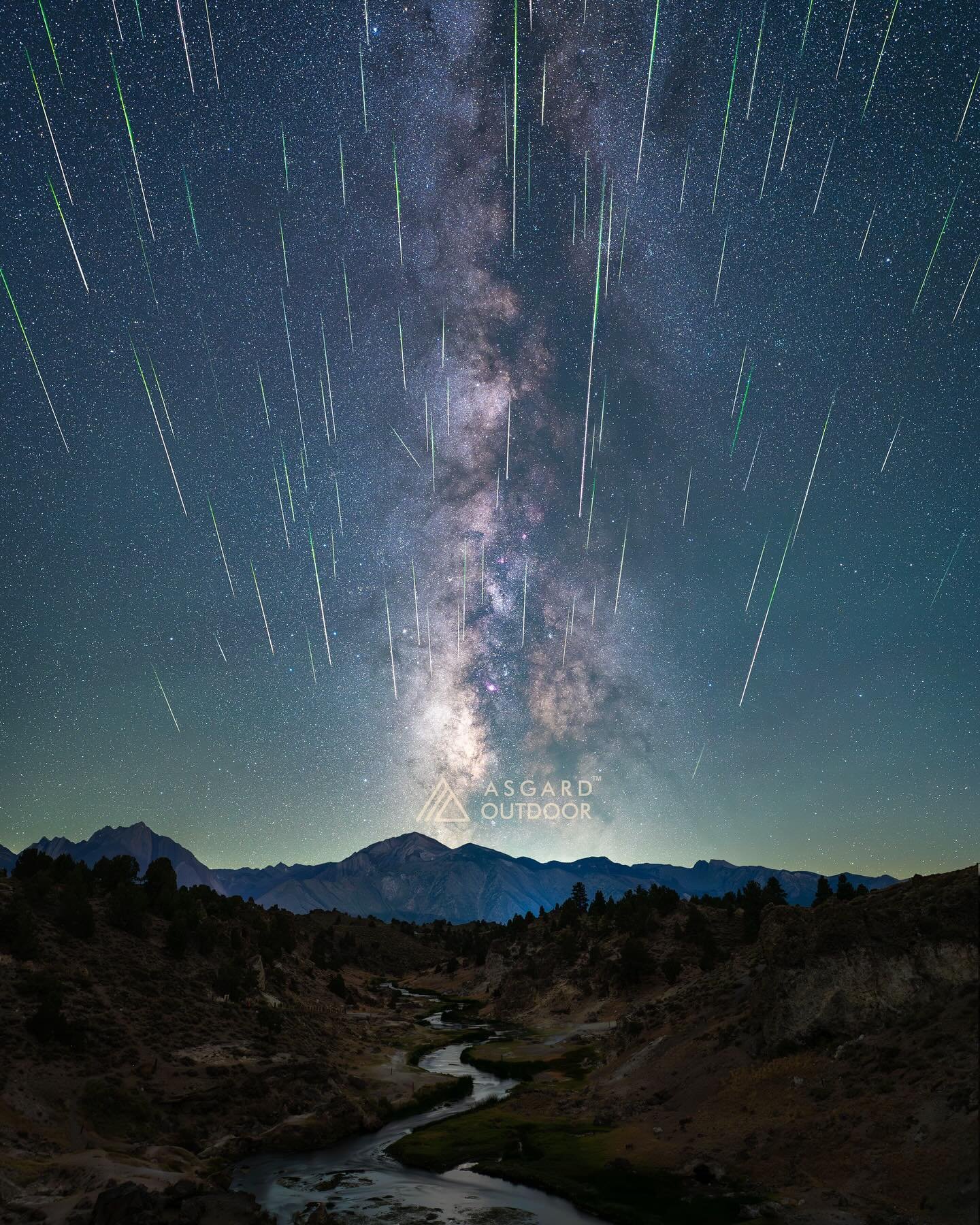 Perseid Meter Shower 2024. Explore the starry night. #asgardoutdoor #meteorshower #starrynight