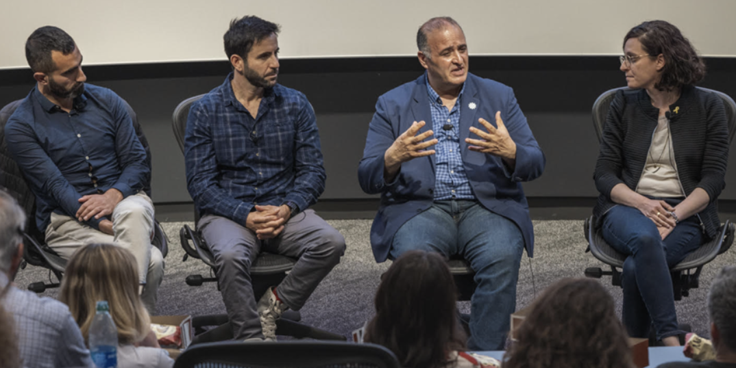 Israelis and Palestinians discuss difficult path to peace