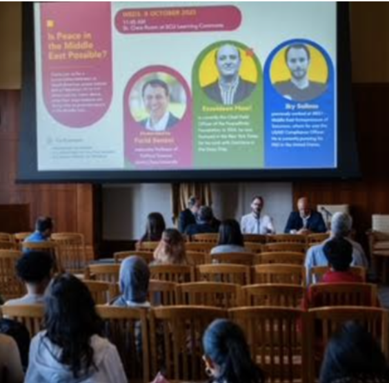 PeaceWorks on Campus Panel Provides Horizon of Hope