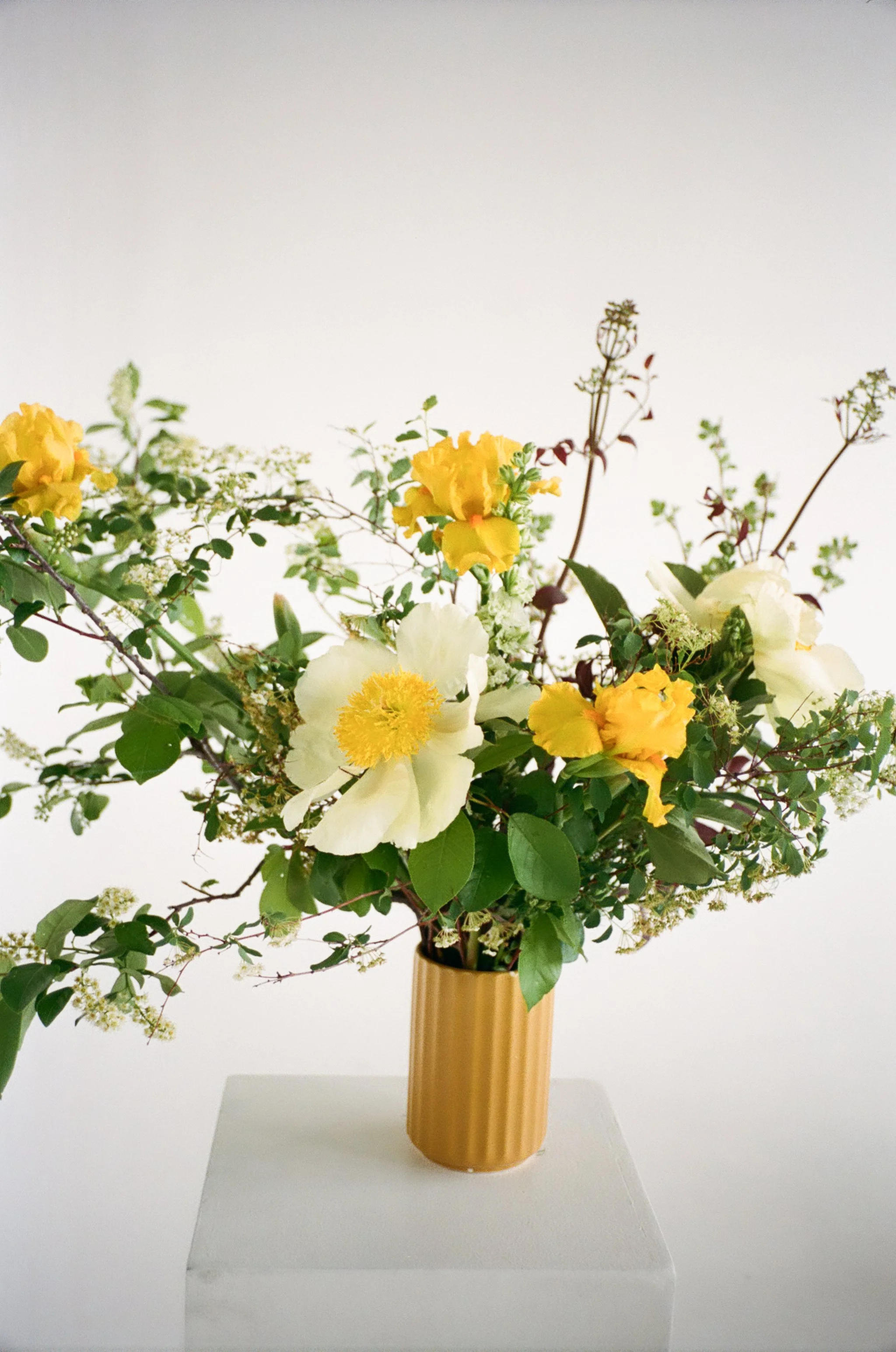 flowers on table in idaho springs colorado