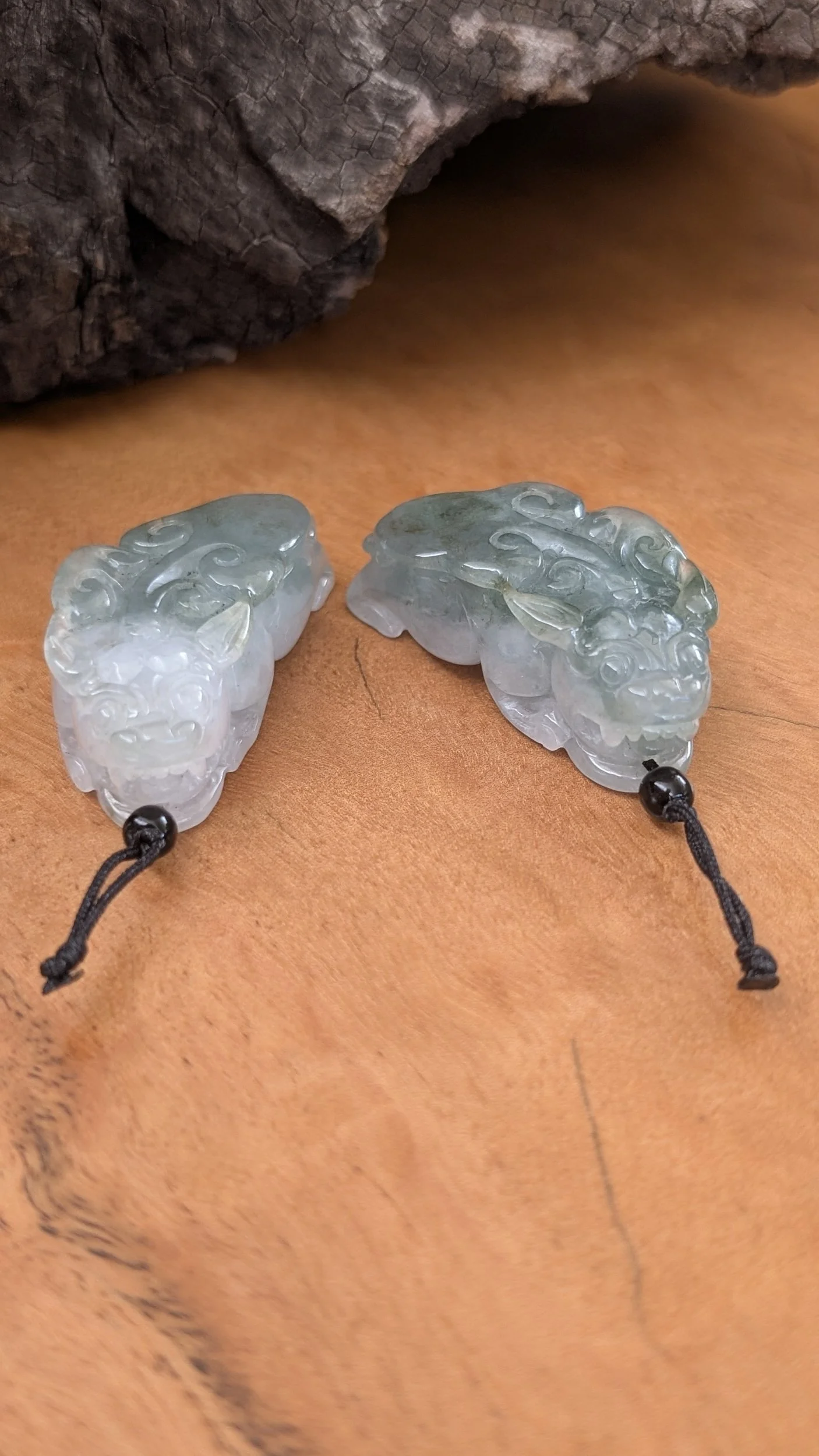 Genuine Grade A Burmese Jadeite Pixiu Pendant