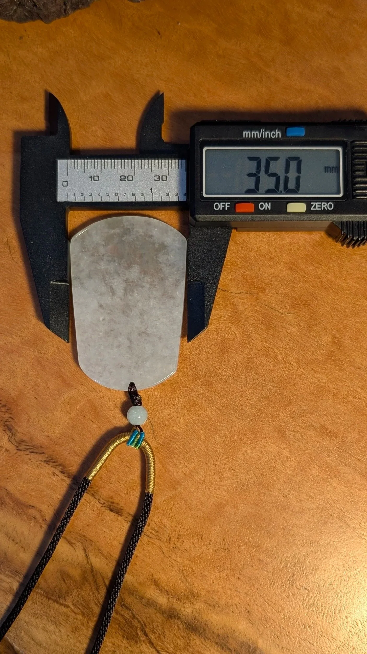 Genuine Grade A Burmese Jadeite Plain Plaque Pendant