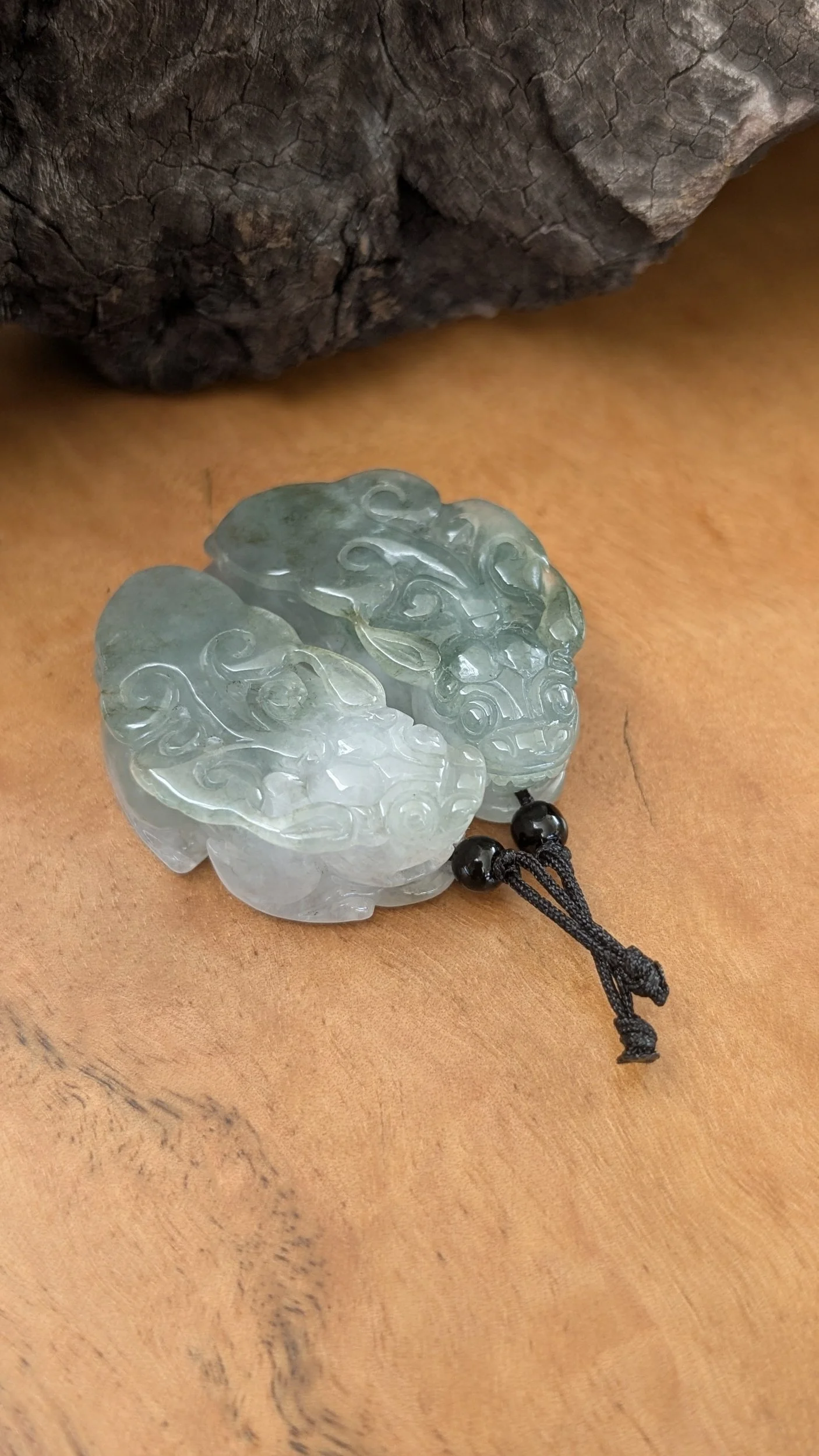 Genuine Grade A Burmese Jadeite Pixiu Pendant