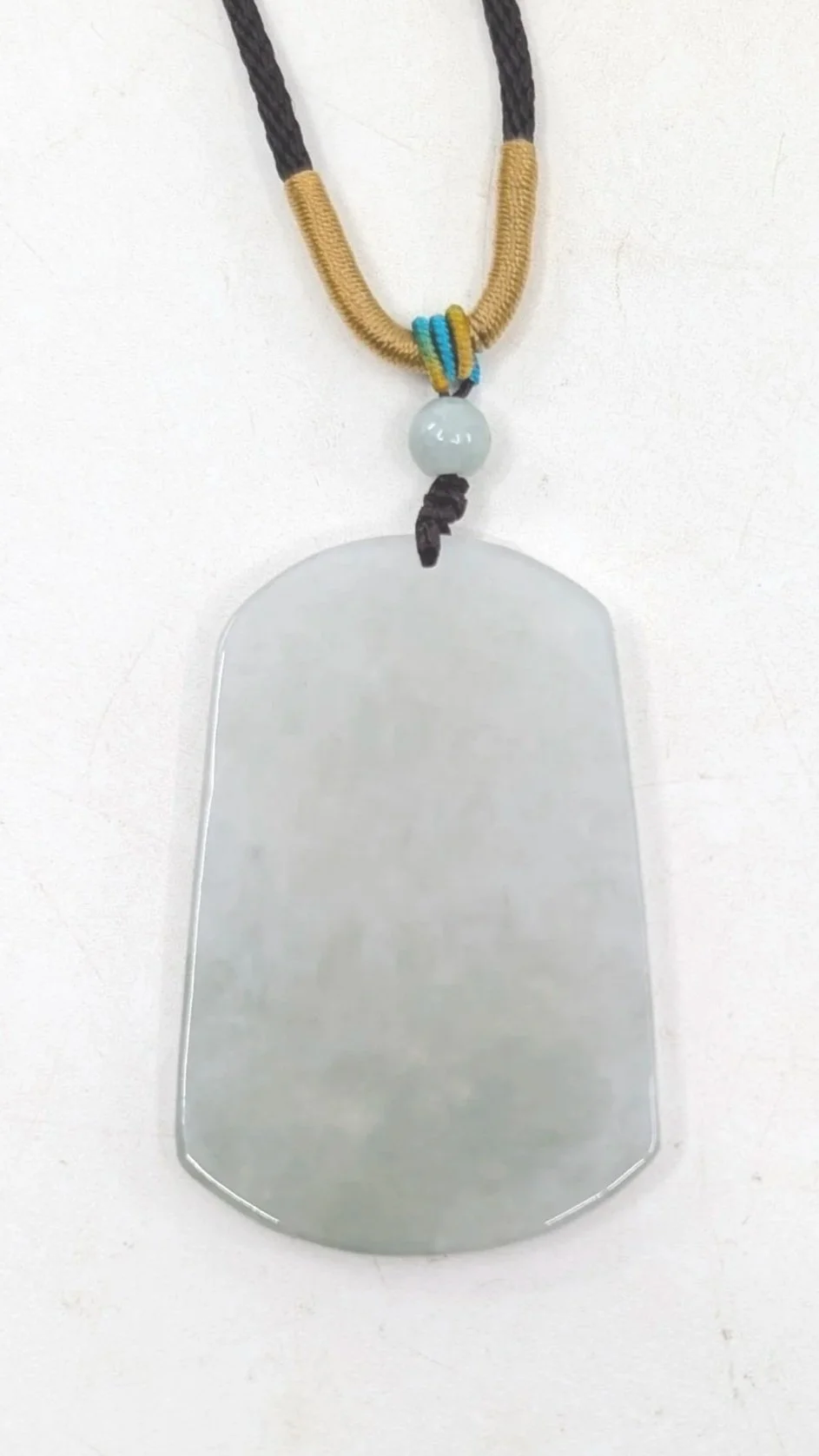 Genuine Grade A Burmese Jadeite Plain Plaque Pendant