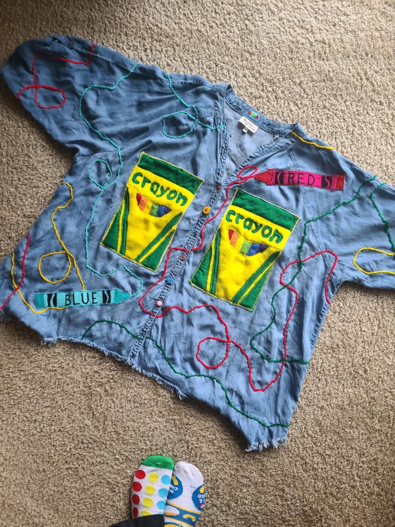 Crayon Top made for Justine!