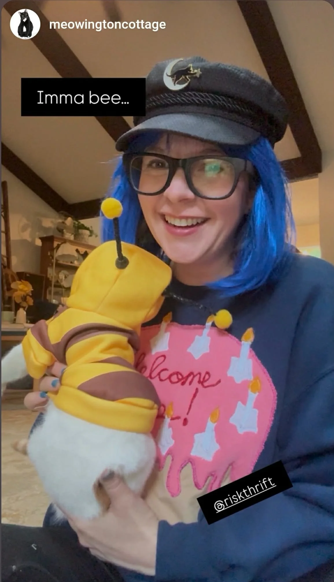Amber in their Coraline Cake Crew! 