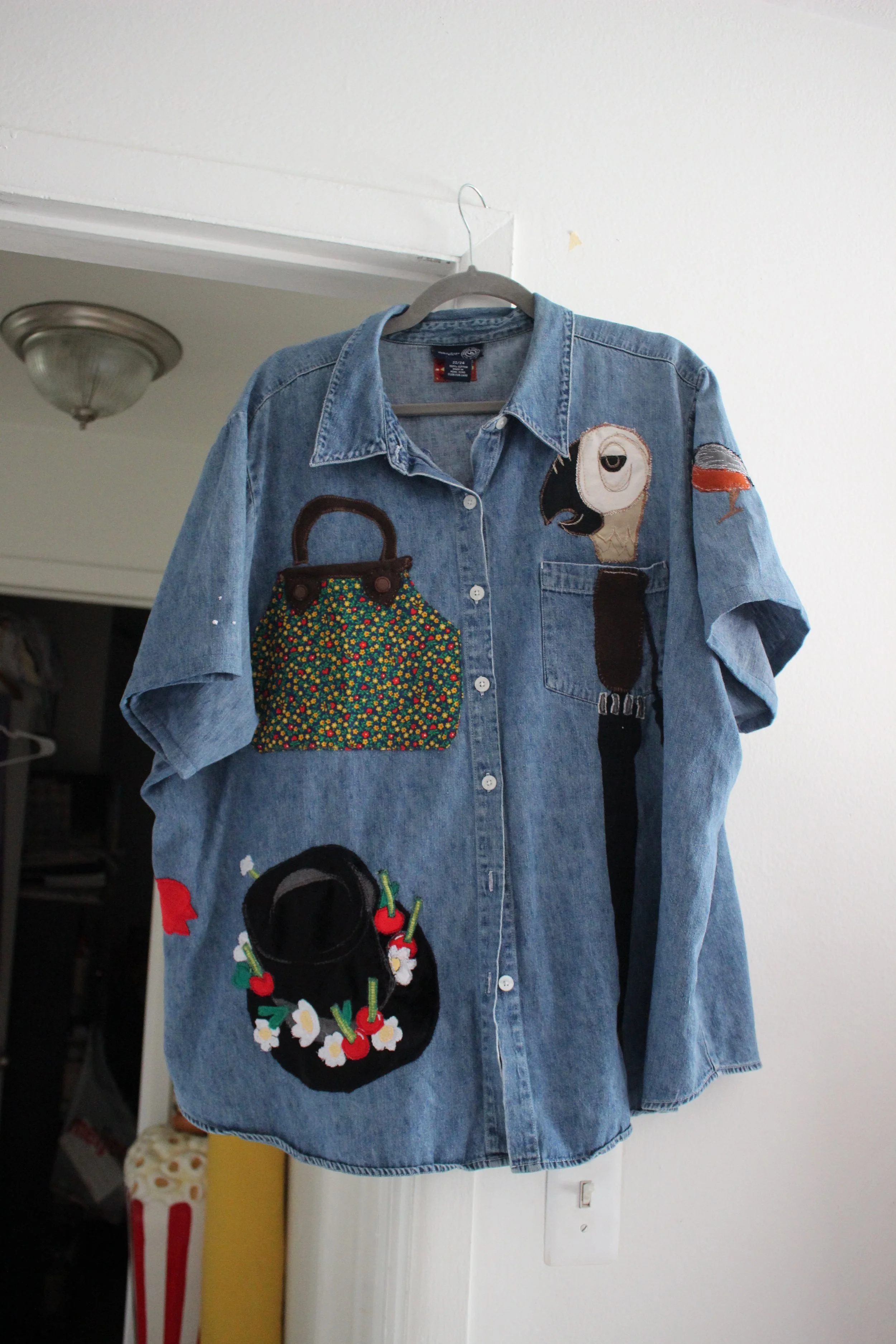 Mary Poppins Button-up made for Luke! @planetlukefreitas