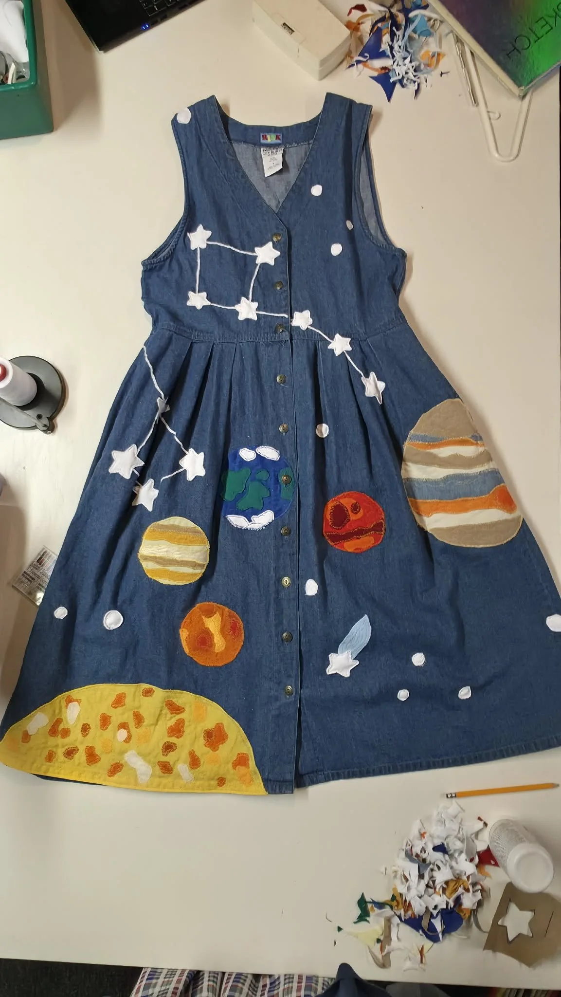Solar System dress for Elle!