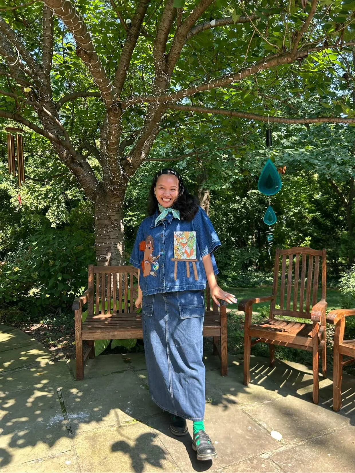 Pradite in their Bob Ross Squirrel Top! @justdite