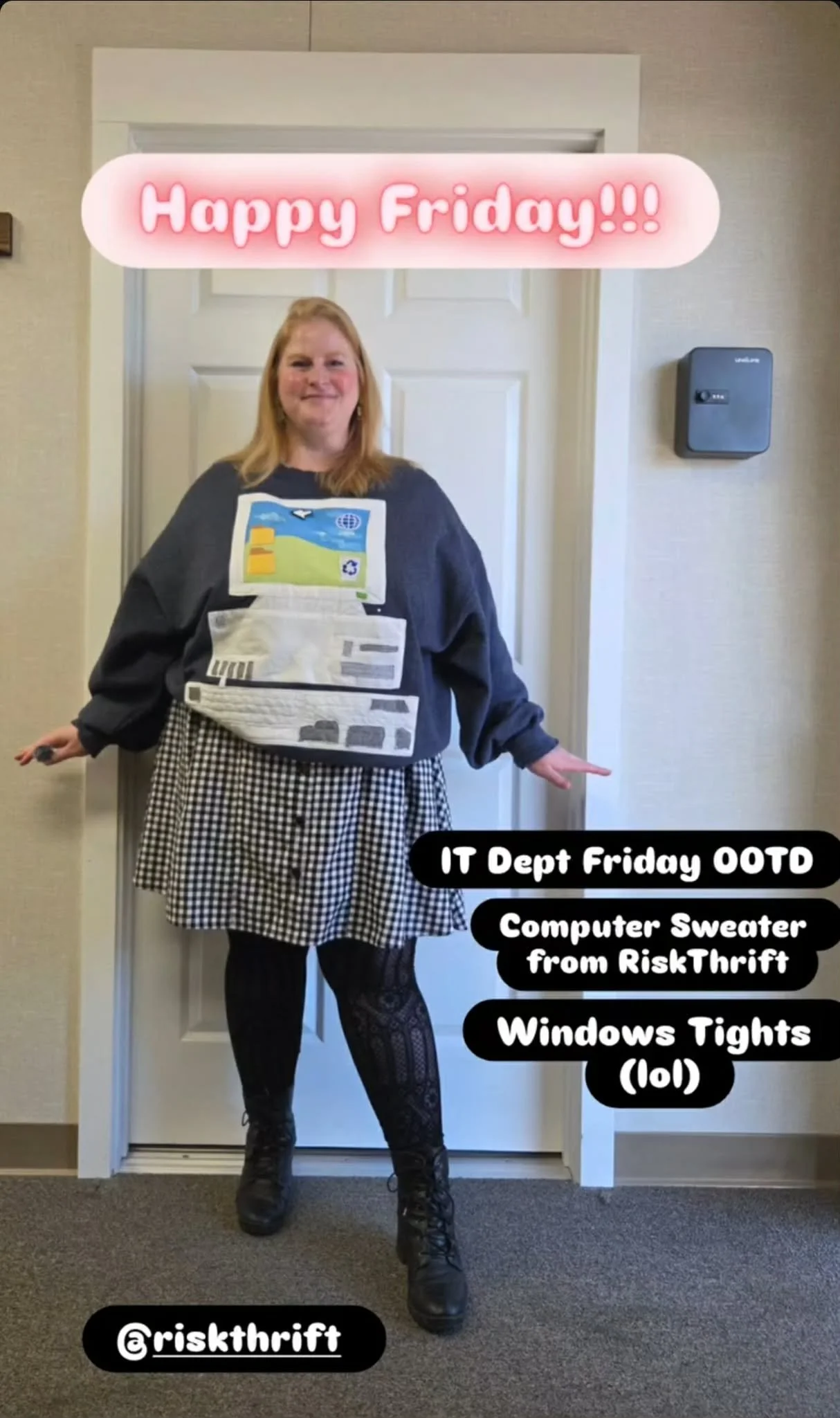 Bee in their Computer Sweatshirt! @beefromit