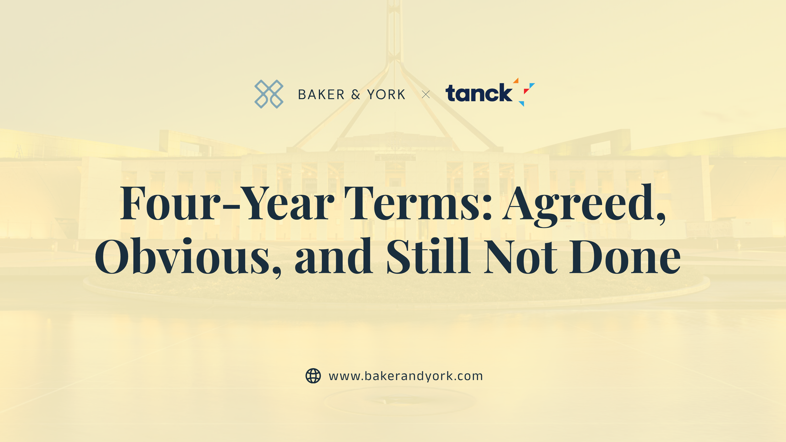 Four-Year Terms: Agreed, Obvious, and Still Not Done&nbsp;