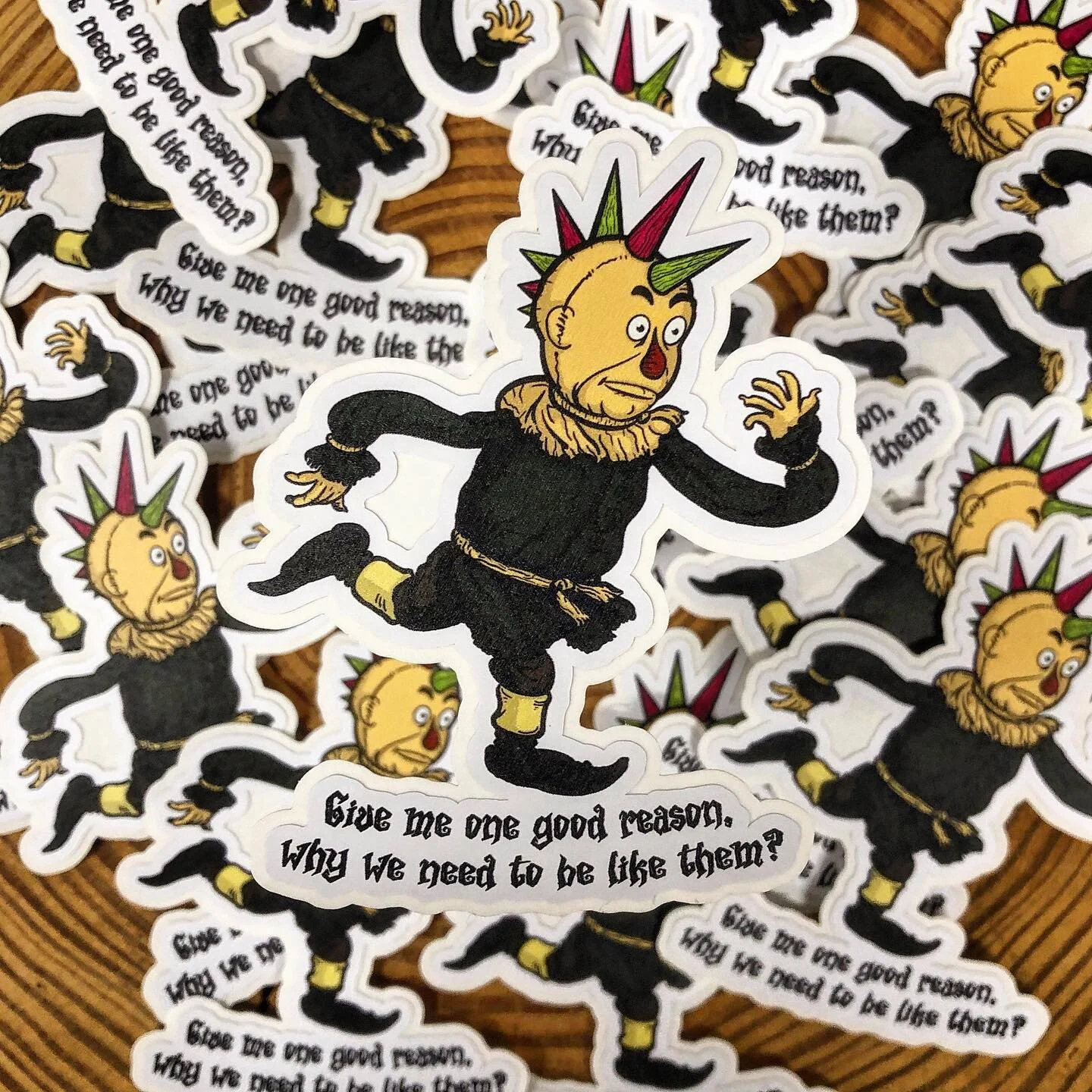 Stay weird ✌️!
.
.
#stickers #stickershop #sticker #stickerart #blink182 #wizardofoz #scarecrow #graphicdesign #graphicdesigner #theresnoplacelikehome #illustration #artofinstagram #supportlocalart