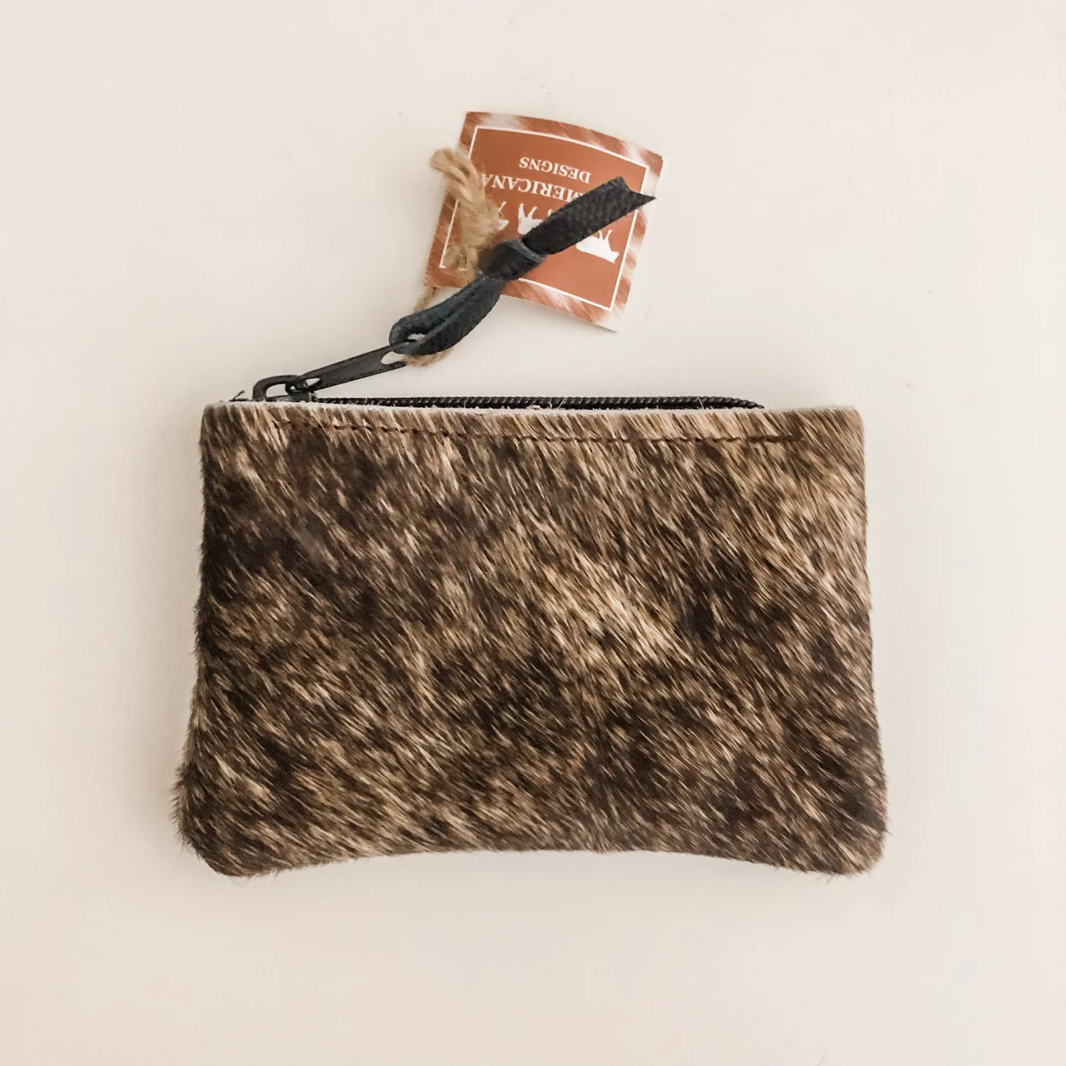 Faux fur 2025 coin purse