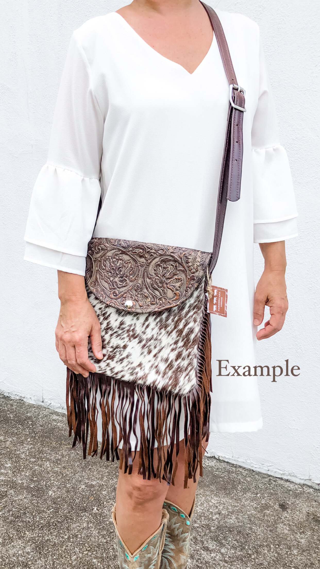Bag Strap - Ivory Floral & Silver Hardware — Farmericana Designs