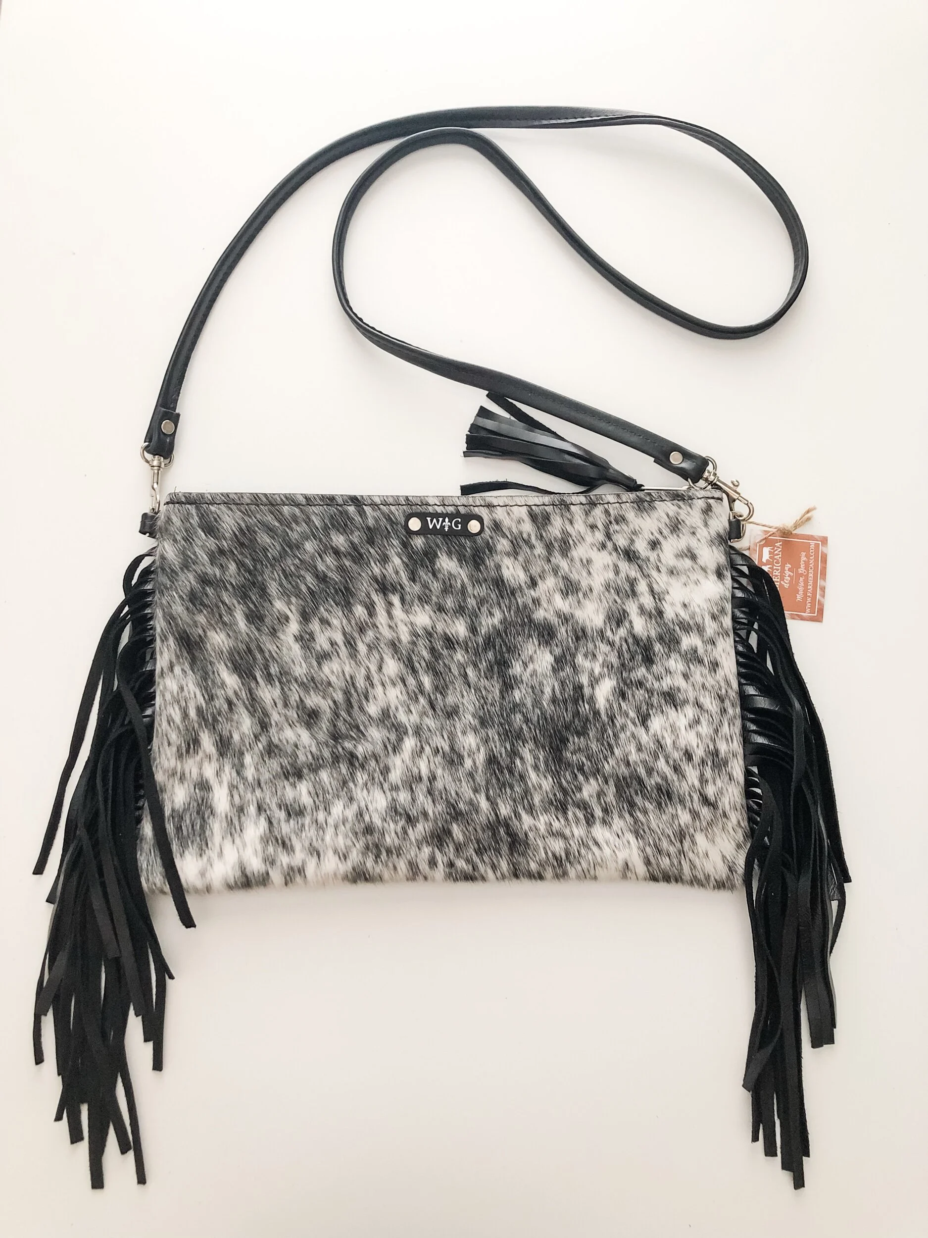 Black and rose gold crossbody bag new arrivals