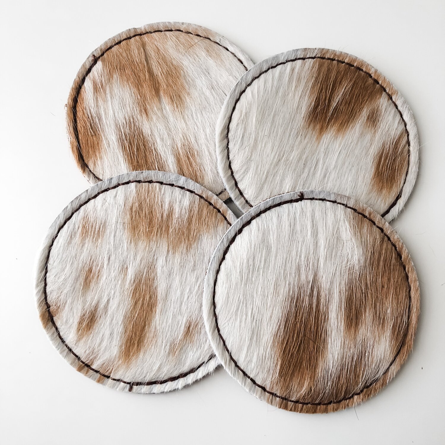 Cowhide Coasters - Plain – Sunshine Cowhides