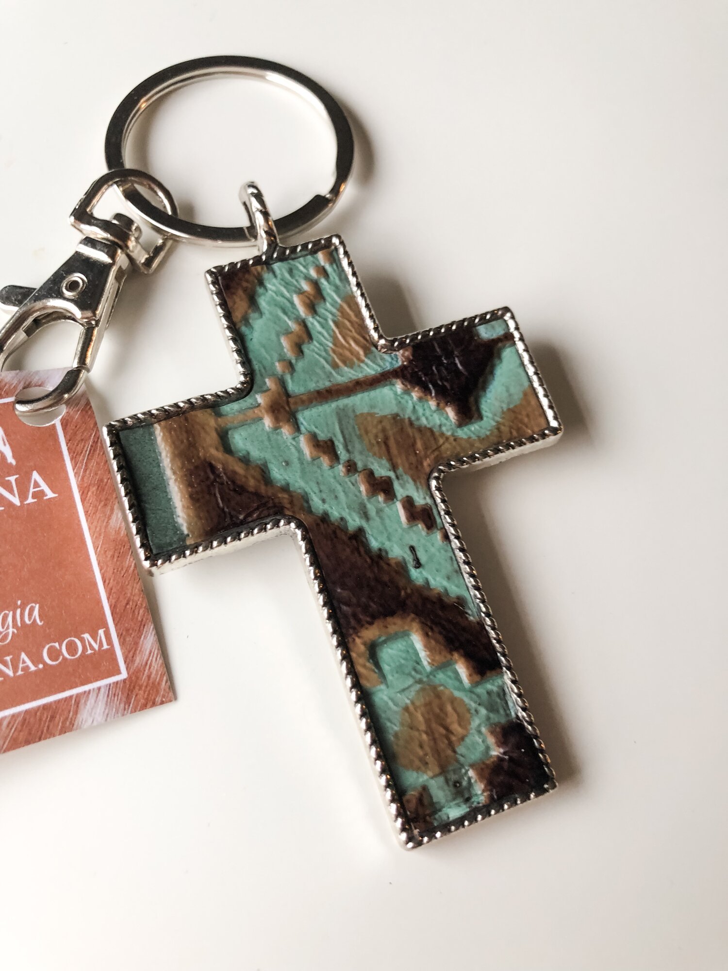 The Handcrafted Cross Keychain