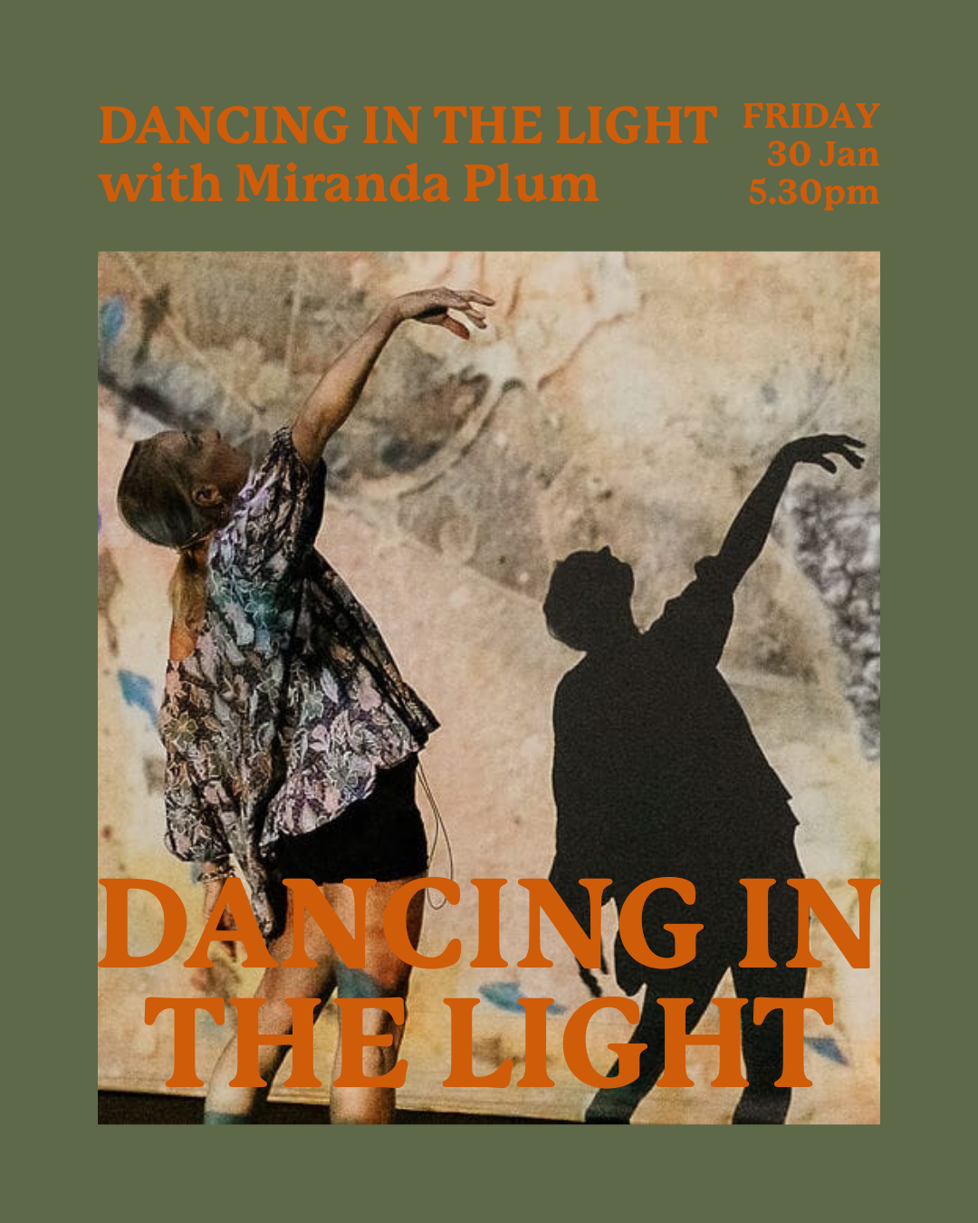 Bunbury Fringe 2026 - Dancing in the Light with Miranda Plum {30/01/26}