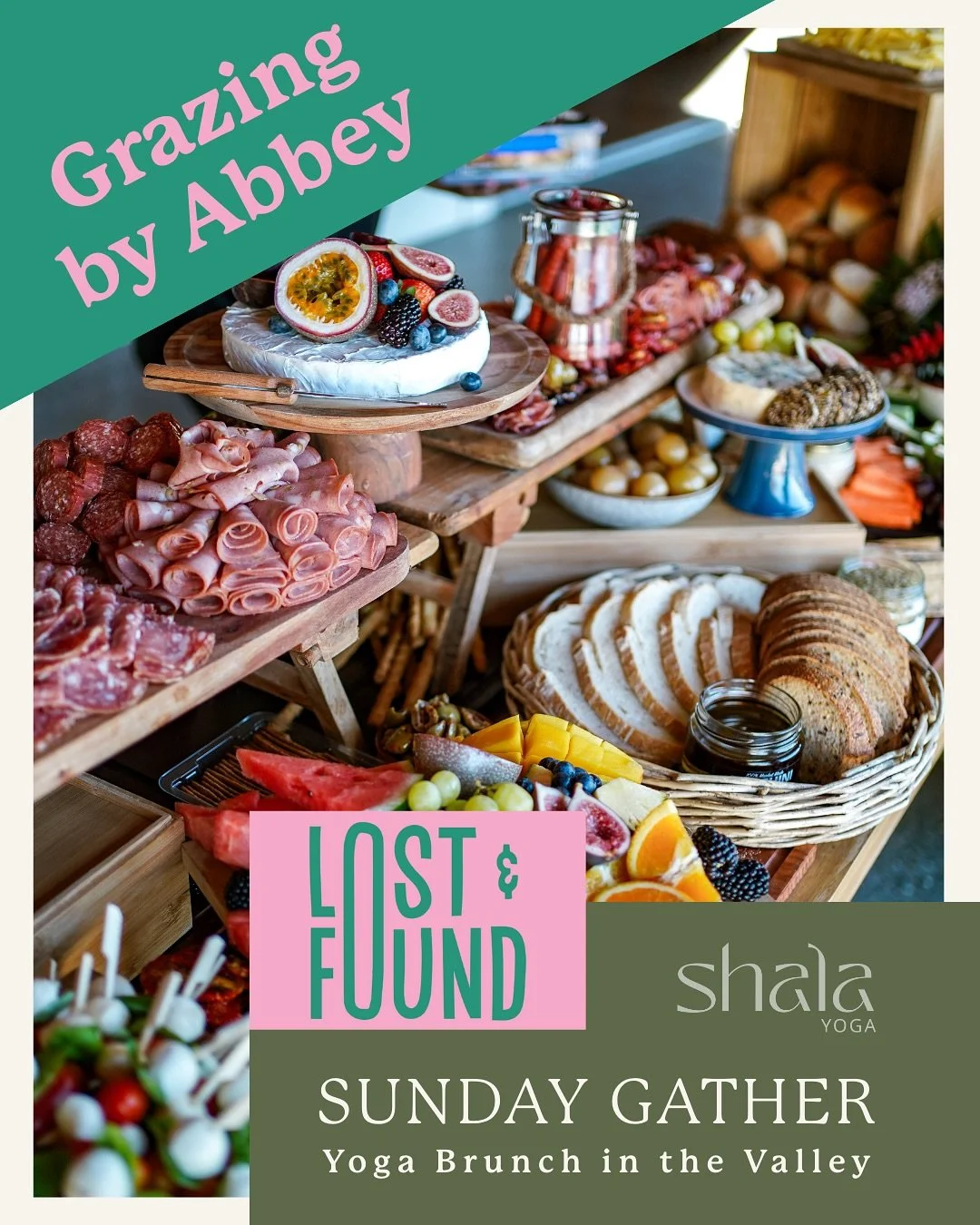 😋 @grazing_by_abbey is taking care of our scrumptious grazing brunch at 🌸 &lsquo;Sunday Gather: Yoga Brunch in the Valley&rsquo;

This Bunbury business often caters for weddings, corporate events and more, in and around our beautiful South West.

W