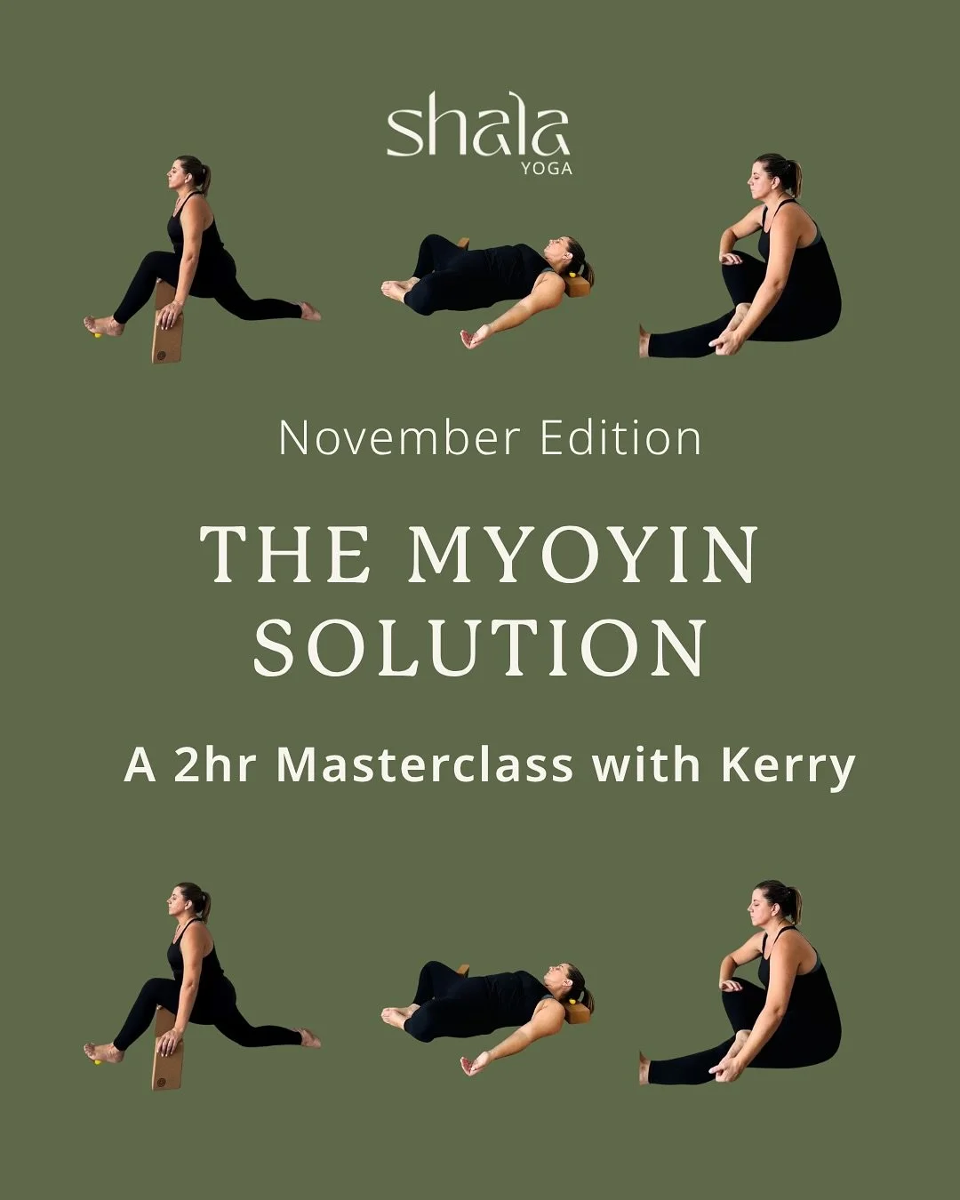 🧘🧡 Our last Myoyin Masterclass for 2025! Join Kerry for a 2hr deep dive into your body through myofascial release and yin yoga combined. Learn how and why your body stores tension. Then use myoballs to place targeted pressure on specific areas of t