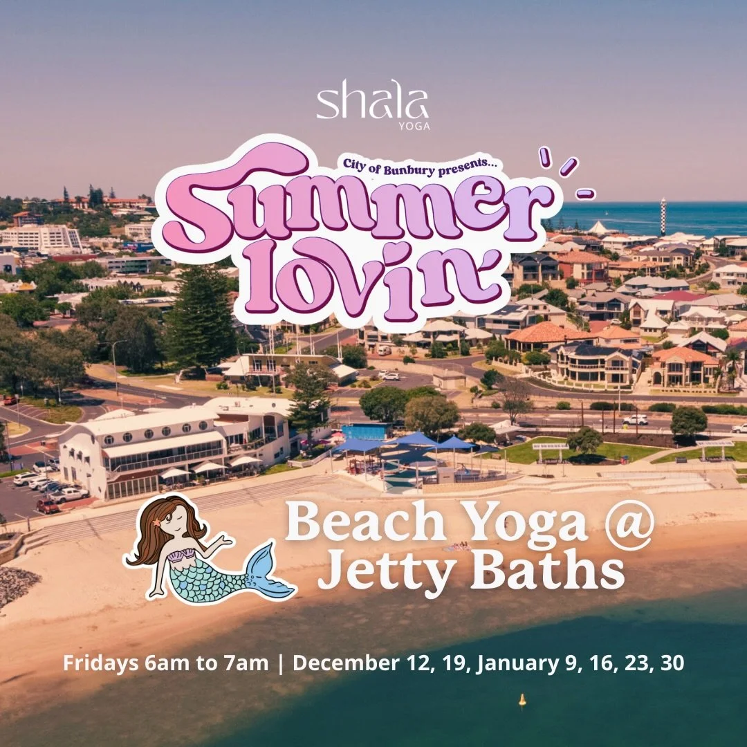 🧜&zwj;♀️🧘☀️ BEACH YOGA anyone??? We&rsquo;re excited to be partnering with the @cityofbunbury and their SUMMER LOVIN&rsquo; 2025/26 program for another season of BEACH YOGA @ JETTY BATHS on selected Fridays from 6am to 7am.

Here are the dates👇

☀