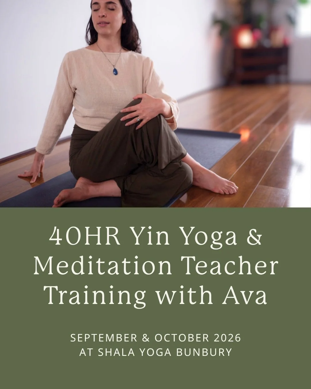 We are welcoming back Ava Irani from @functionalspirituality later this year to share her ✨🌙Yin Yoga &amp; Meditation Teacher Training for the third year in a row!!!

Get ready to dive deep. Ava is a seasoned Teacher Trainr who continues to enhance 