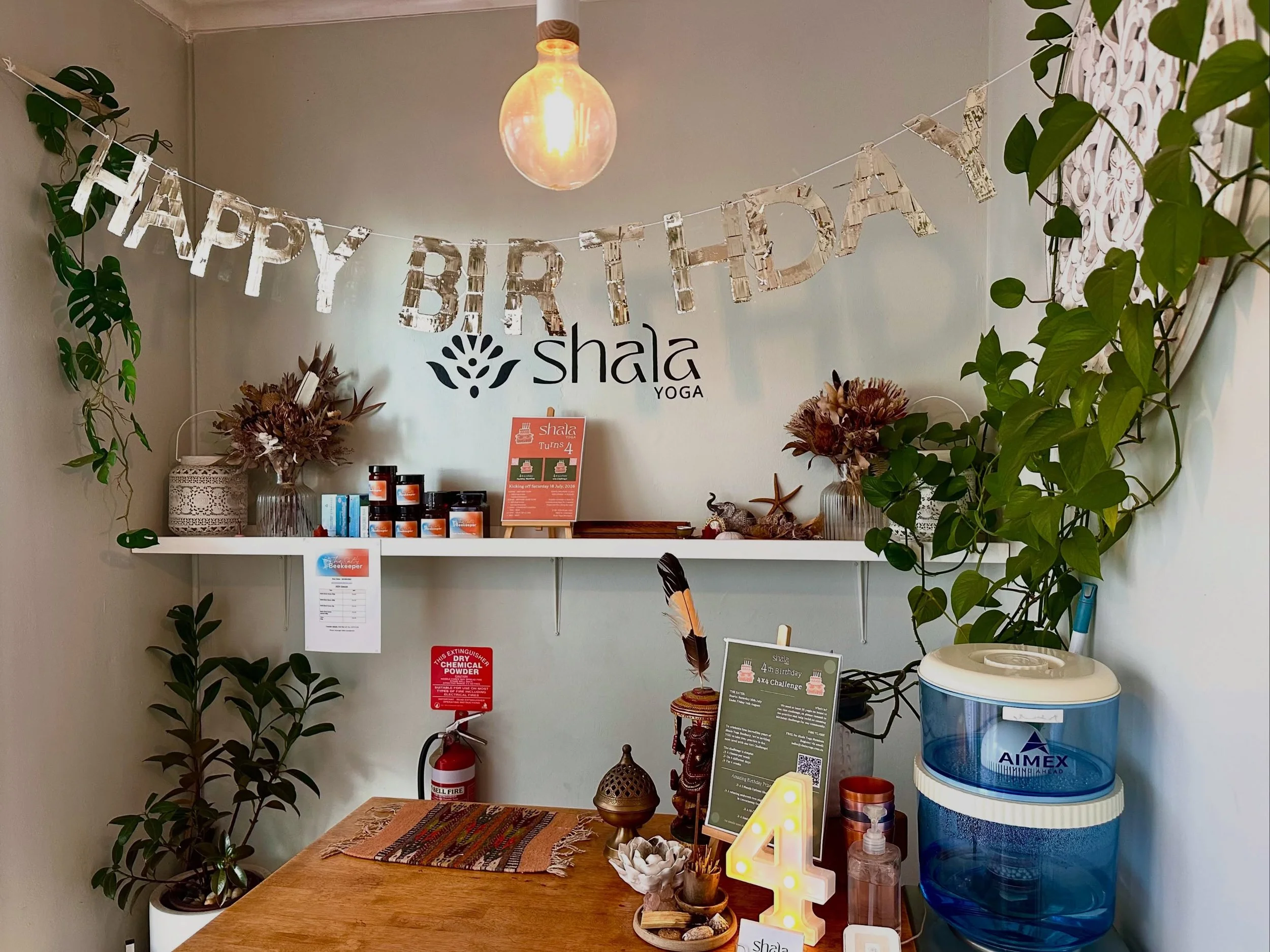 🎉✨ We&rsquo;ve added a little birthday sparkle to the Shala! Come celebrate with us on the mat! ✨🎉

Joining a class is easy&mdash;check out our class schedule on Mindbody or visit our website to book your spot.

🔗 Links in bio

See you on the mat!