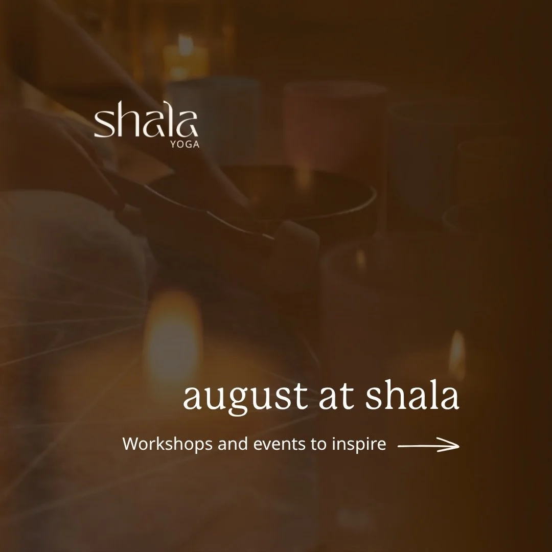 August at Shala 🌿 There are so many beautiful ways to move, rest and reconnect this month.

Whether you&rsquo;re looking to build strength, find deep relaxation or explore something new, we&rsquo;d love to welcome you to one of our special events:

