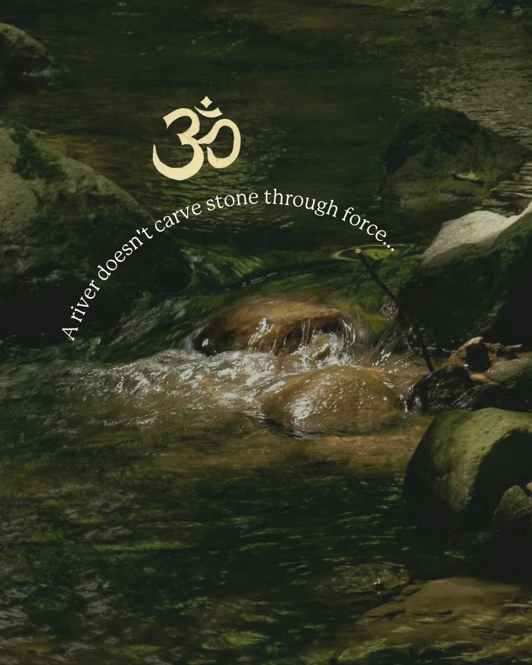 🌊 The river doesn&rsquo;t rush. It doesn&rsquo;t force its way through the landscape. Yet over time, it shapes valleys, smooths stones and transforms everything it touches.

Not through intensity.
Through consistency.

🧘&zwj;♀️ Our yoga practice is