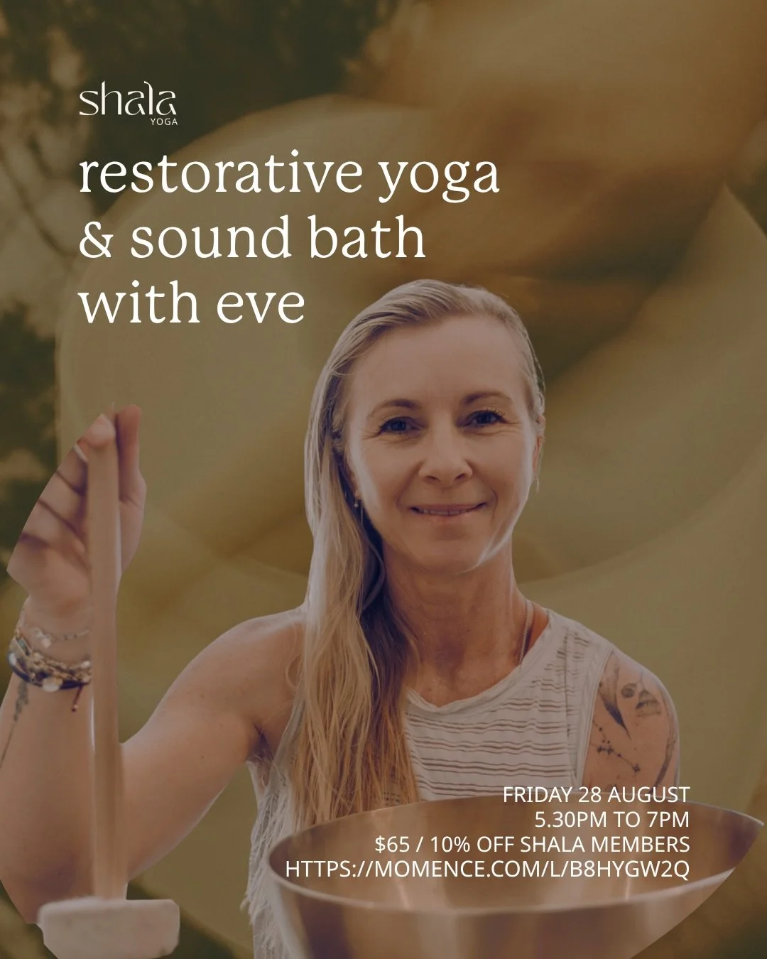 ✨ End your week differently&hellip;&nbsp;Close the laptop. Leave the to-do list behind. Exhale. 🧘

Join Eve this Friday for a nourishing Restorative Yoga &amp; Sound Bath&mdash;90 minutes to slow down, soften and simply receive. 

Feel cozy and supp