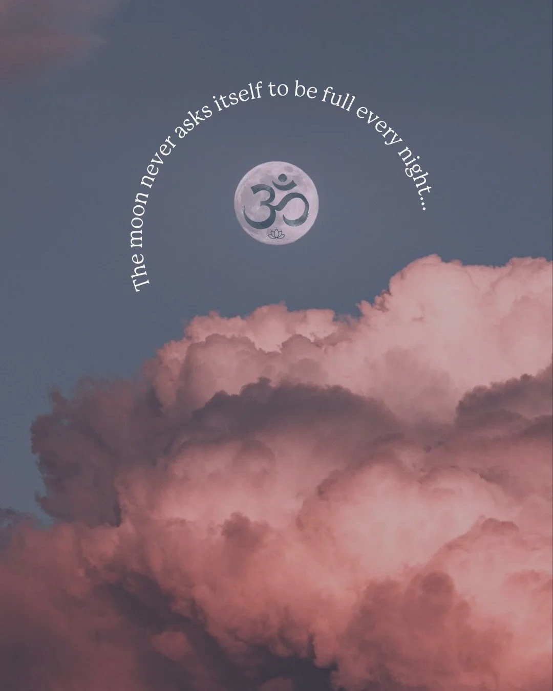 🌕🌙 The moon never asks itself to be full every night. Some nights it shines brightly. Some nights it&rsquo;s only a sliver. And some nights, it disappears from view altogether. Yet it never questions its worth.

Nature reminds us that we aren&rsquo