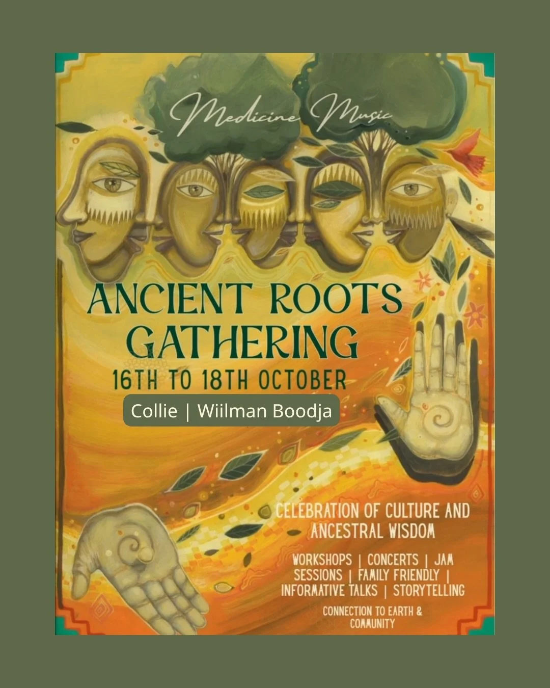 🌿✨ Mars is grateful to be joining the @ancient_roots_gathering! ✨🌿

This beautiful festival celebrating culture, ancestral wisdom, music and connection is now happening in the Wellington Dam region &mdash; just a short drive from Bunbury! 💛 What a