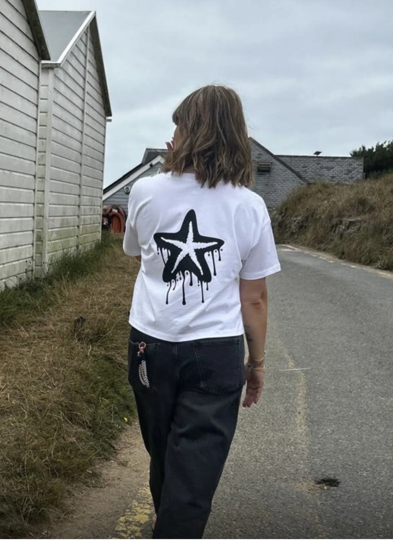 Dripping Starfish Organic Cotton T-Shirt