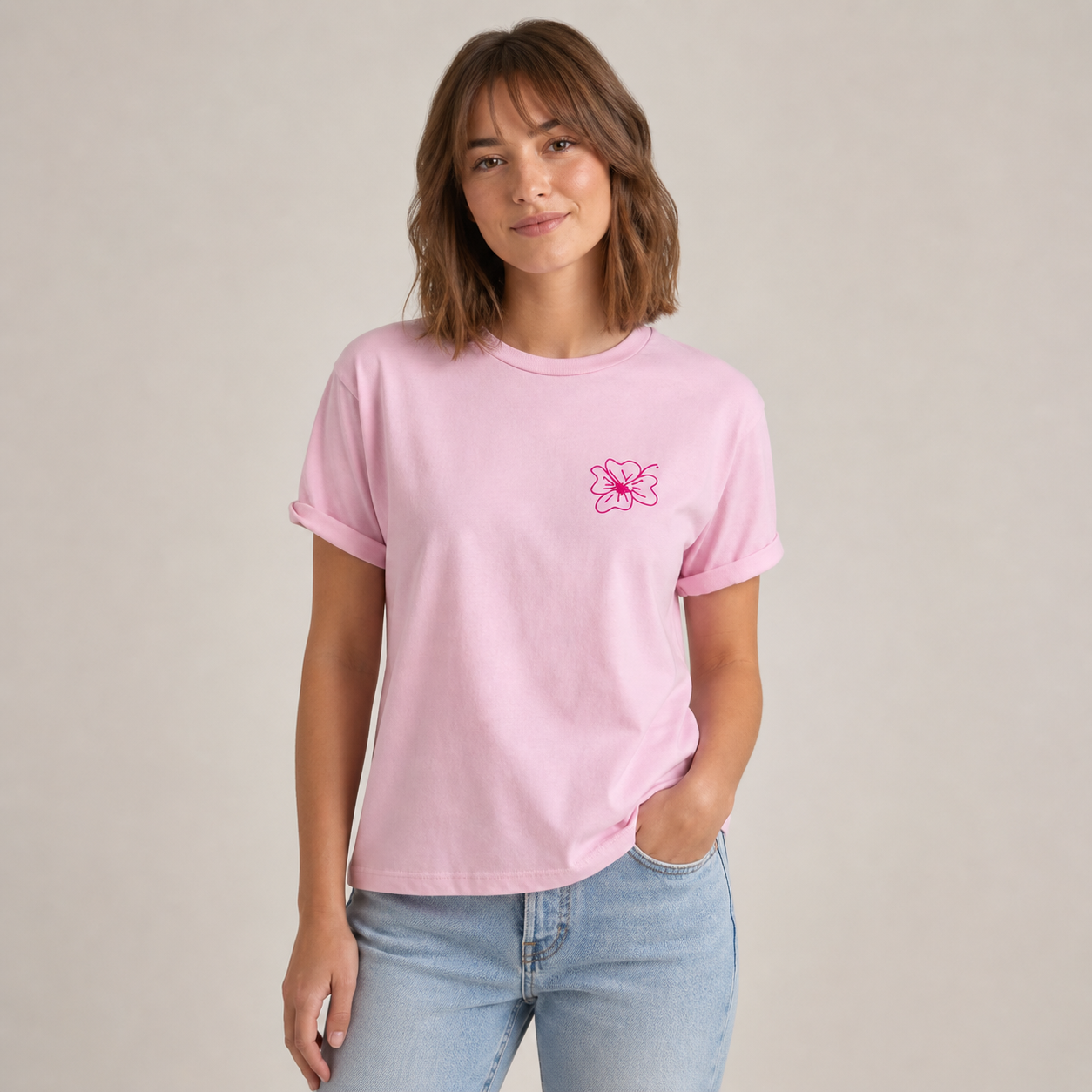 PINK Bloom - Organic Cotton T-Shirt