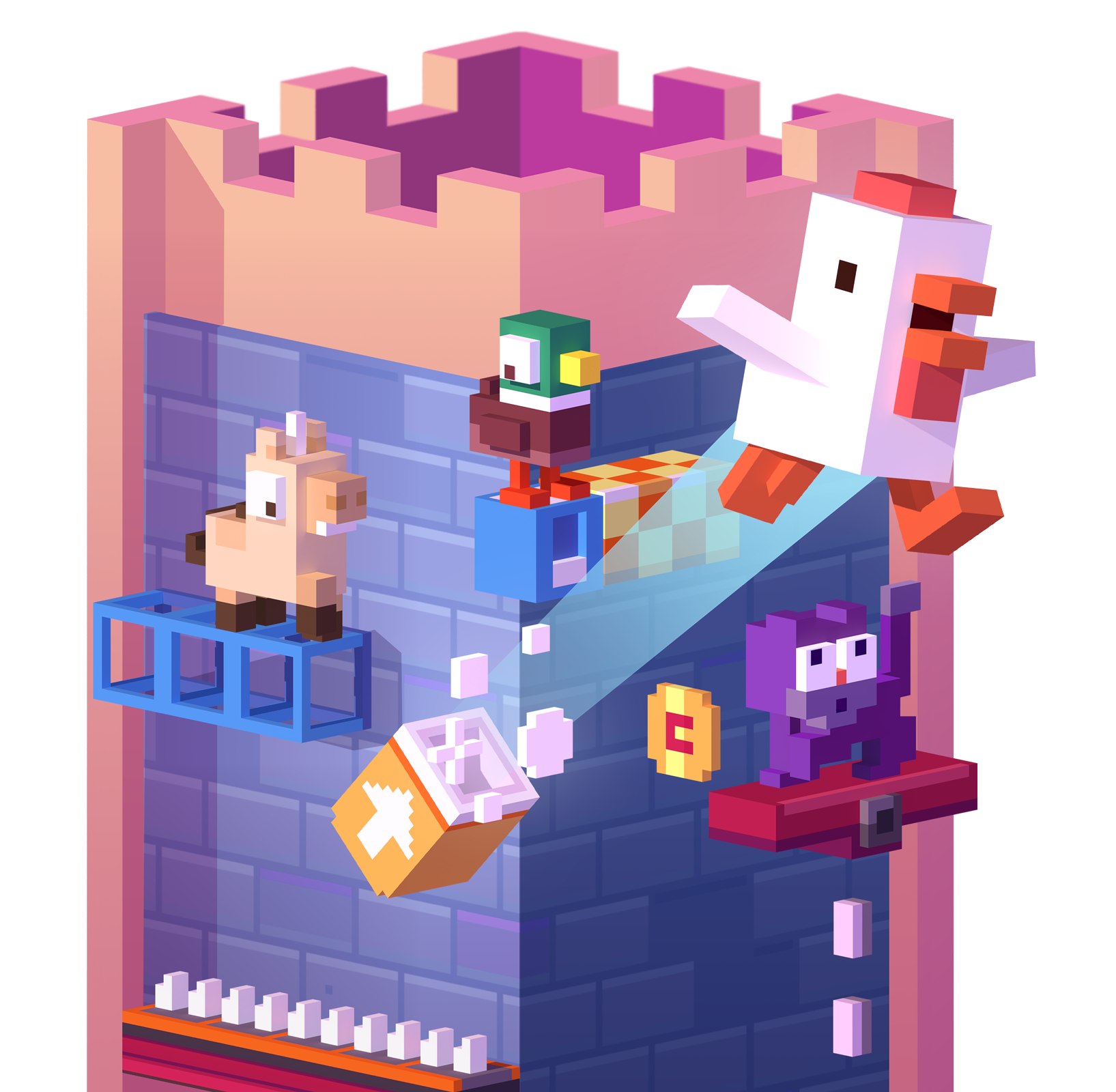 Crossy Road - Endless Arcade Hopper Game — Crossy Road Castle🐸