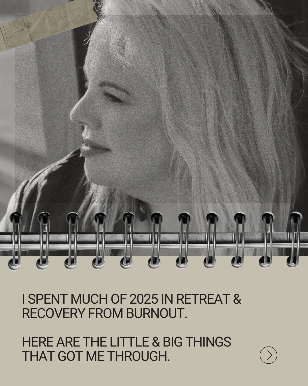 2025 was a fallow year for me &ndash; a year of burnout, wintering, and not being able to push through like normal, no matter how hard I tried.

I thought it might be nice to share some things that helped me, in case they might be of help to you or s