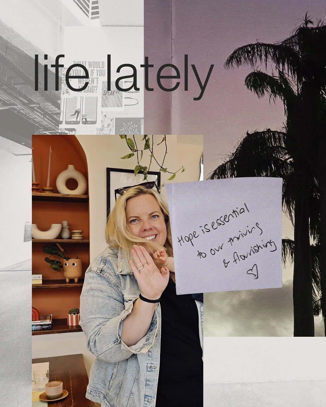 Like many, I&rsquo;ve felt overwhelmed by the world lately. I&rsquo;ve found it difficult to show up online while witnessing countless assaults on the things I value deeply - human rights, feminism, science, healthcare, social justice and equity, and