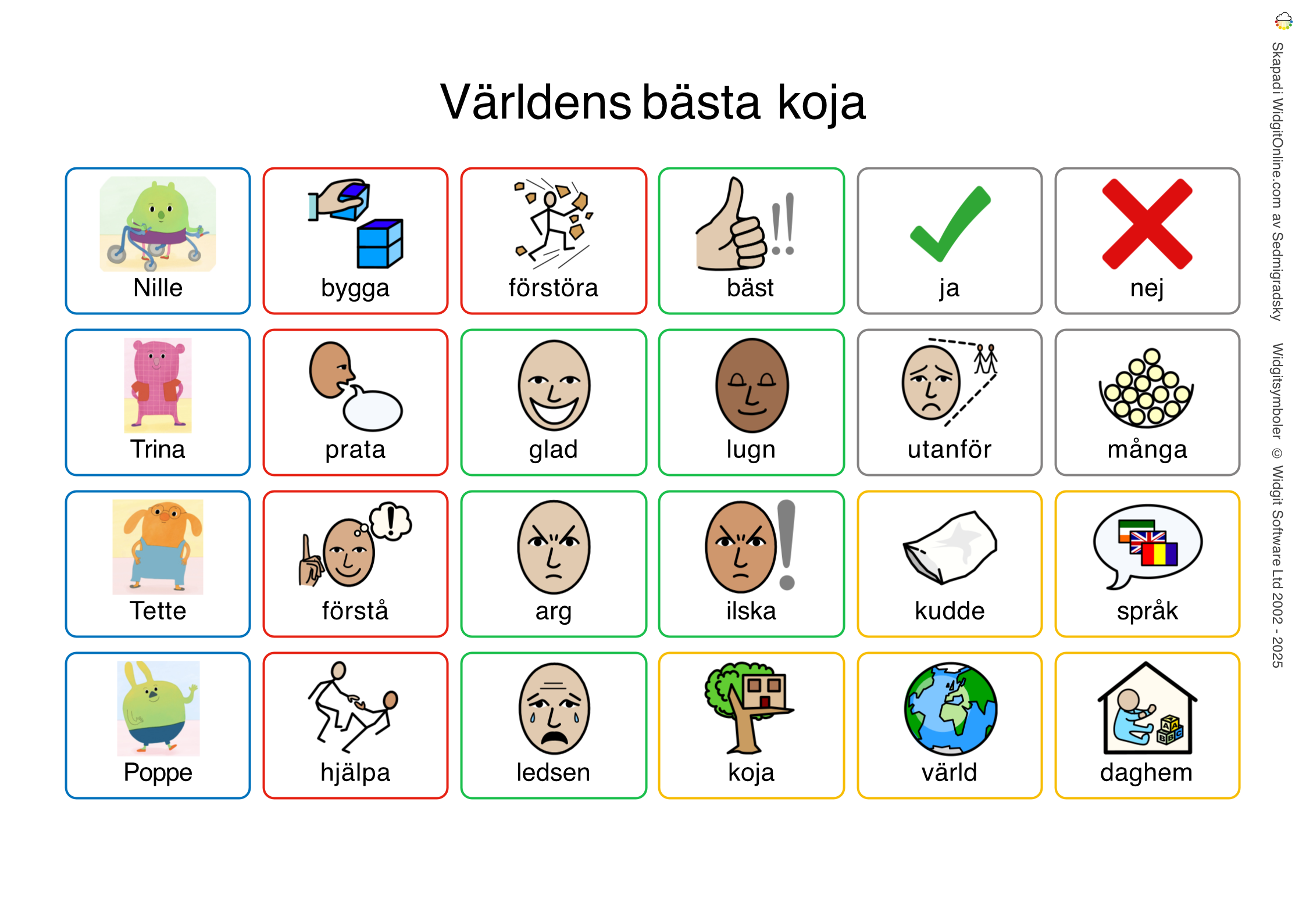 Bildstöd för berättelsen