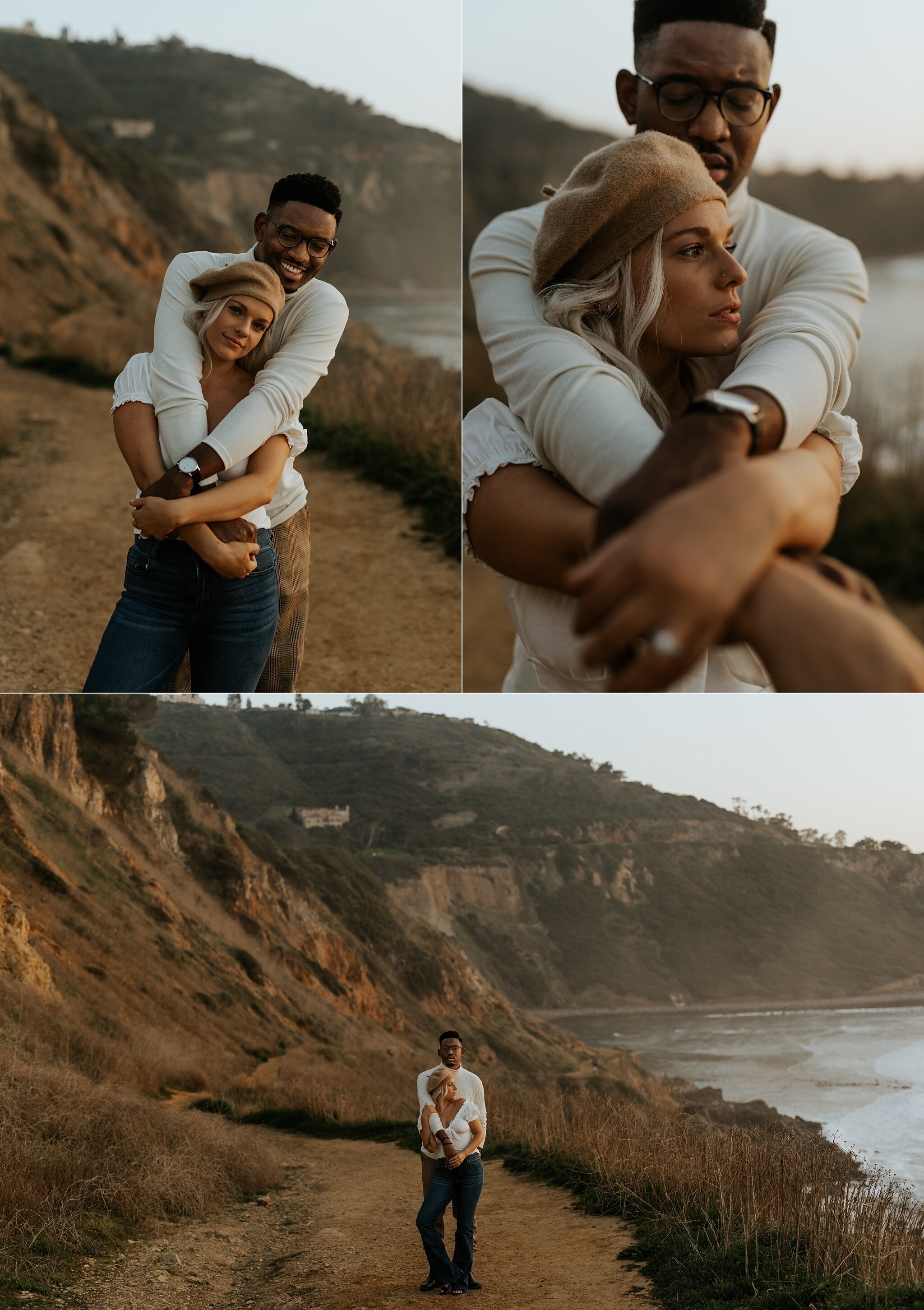 Palos Verdes Cliffs Engagement Session - Trin Jensen Photography - Los Angeles California Wedding Photographer_0010.jpg