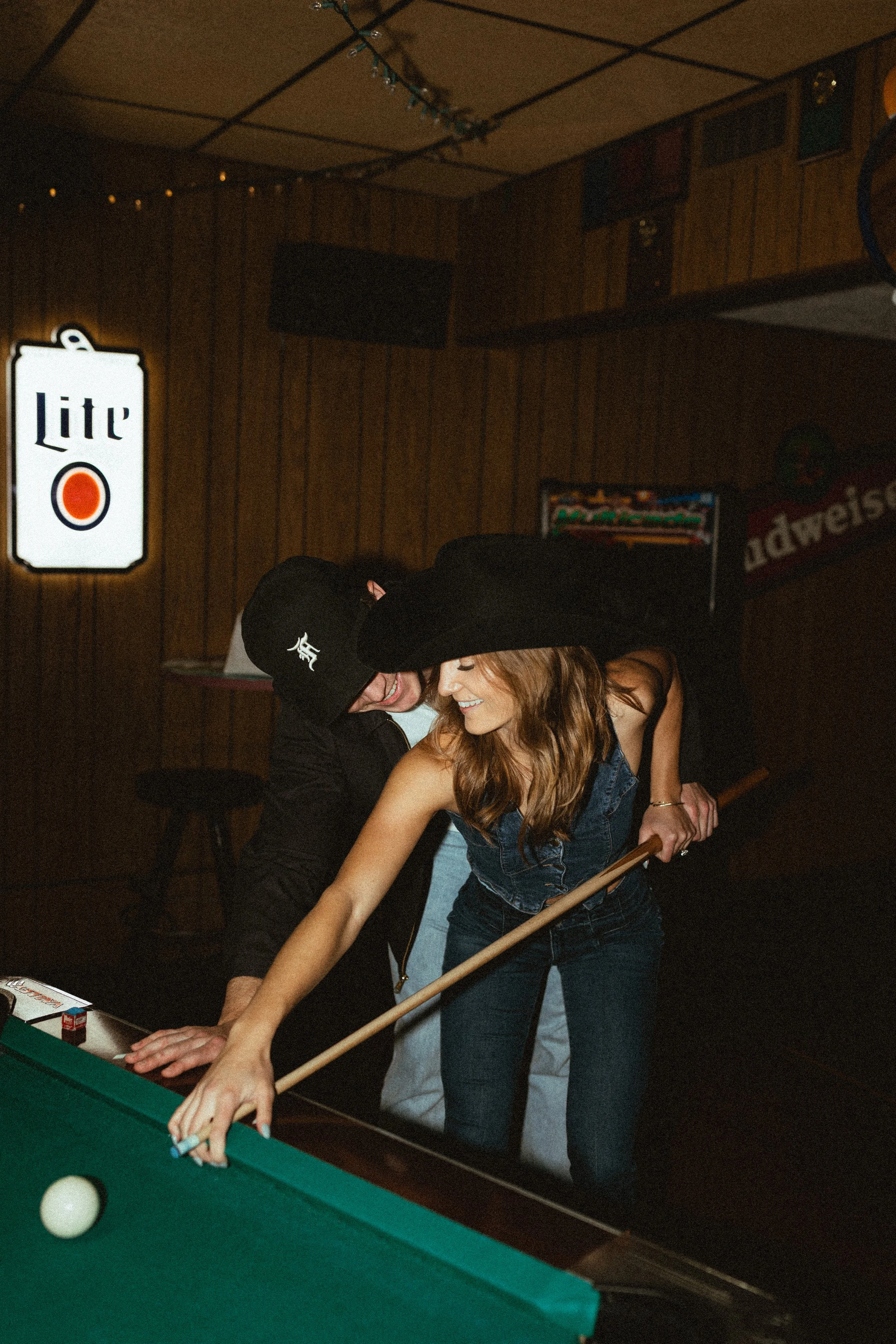 Vintage Western Dive Bar Engagement Session - Grand Island Nebraska Photographer (Part Two)