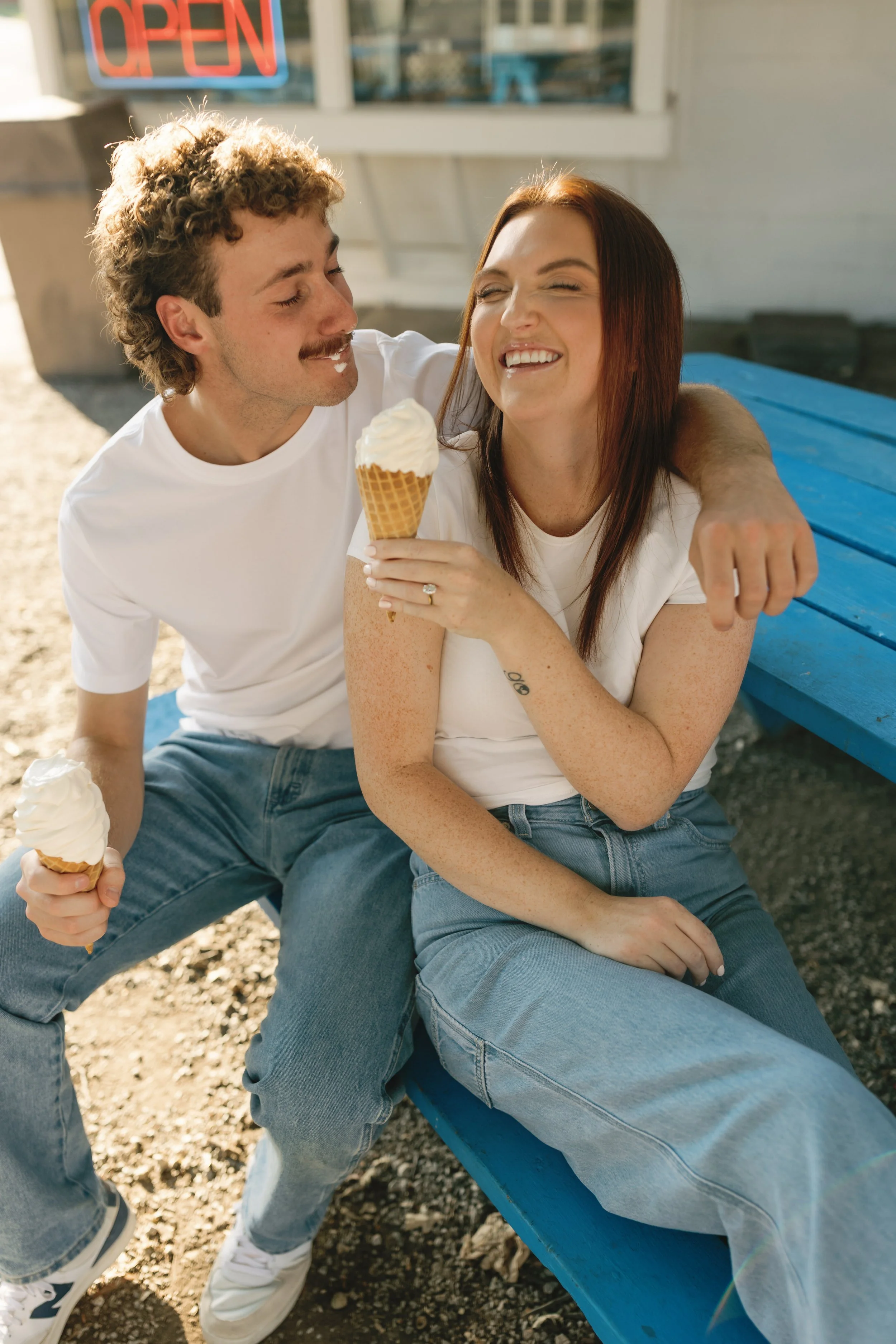 Summer Sunken Gardens - Pioneers Park Lincoln Nebraska Engagement Session - Photographer: Matti