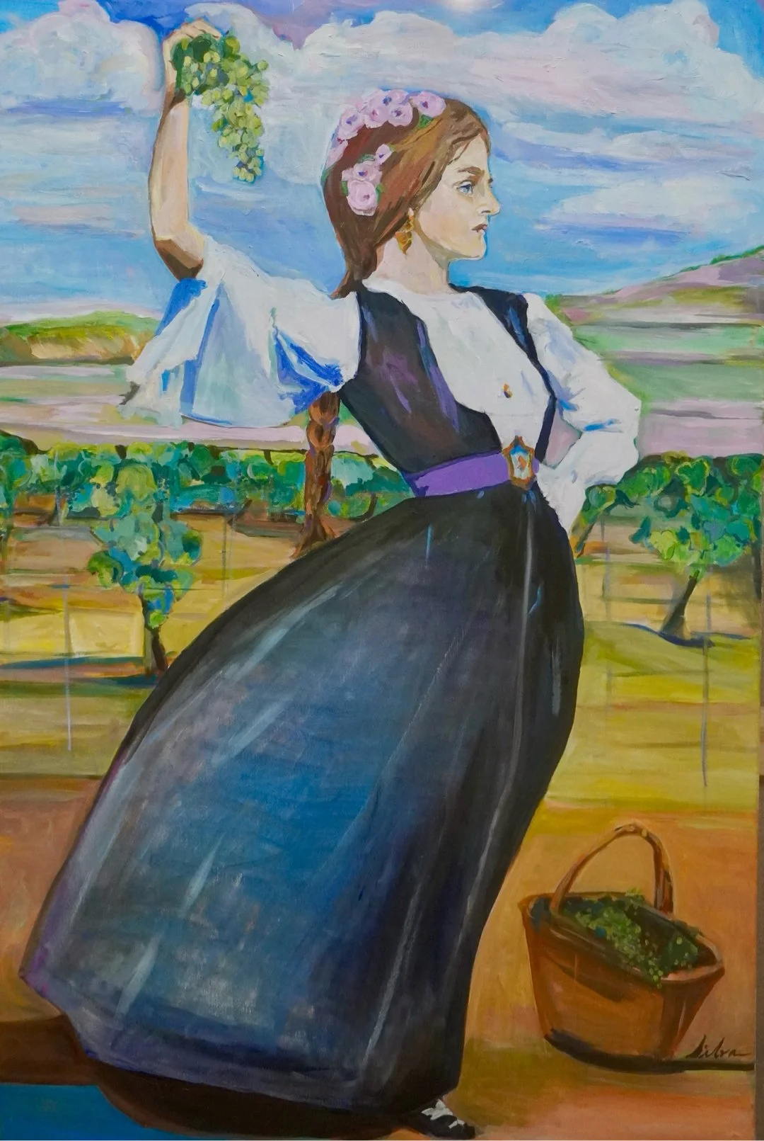 Vindima Oil 90 cm X 60 cm