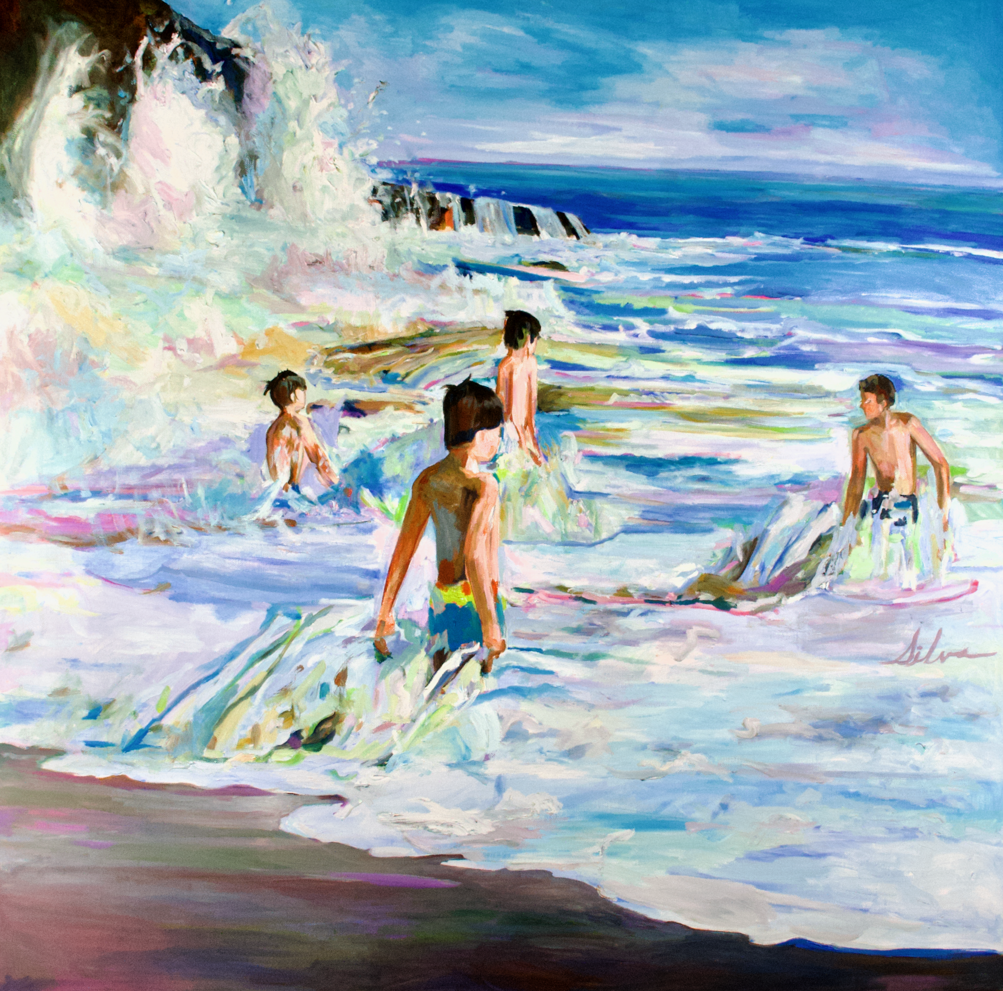 Play Oil 1 m X 1m
