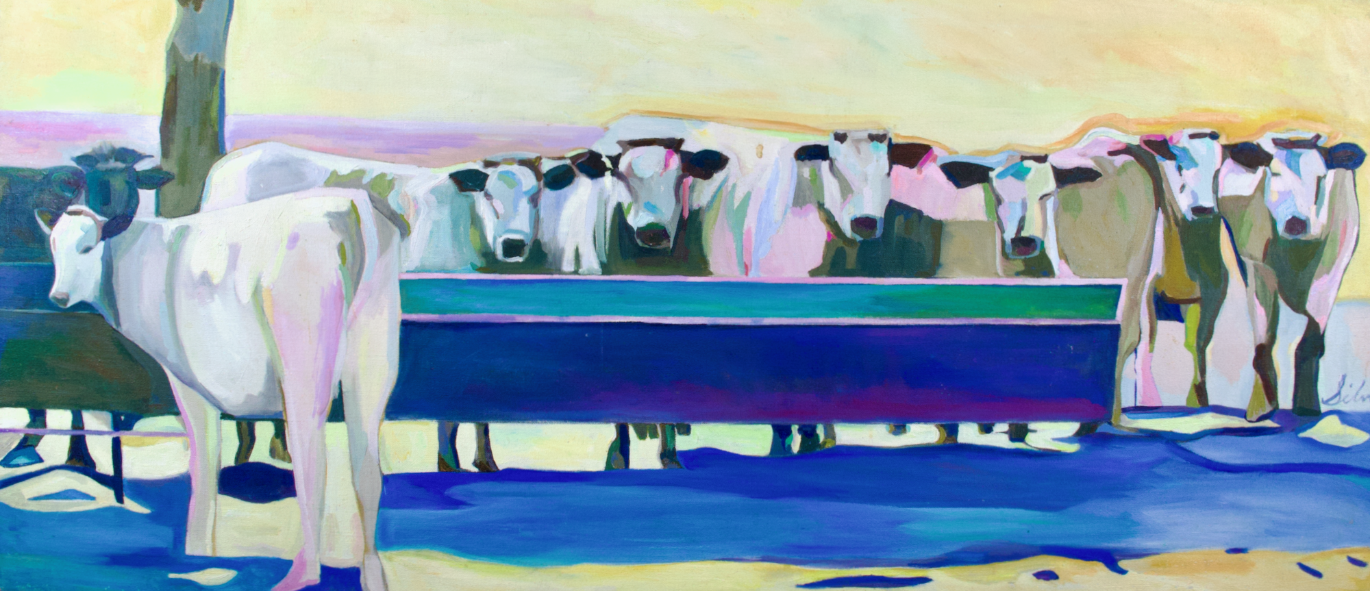 Ola! Oil 43 cm X 97 cm