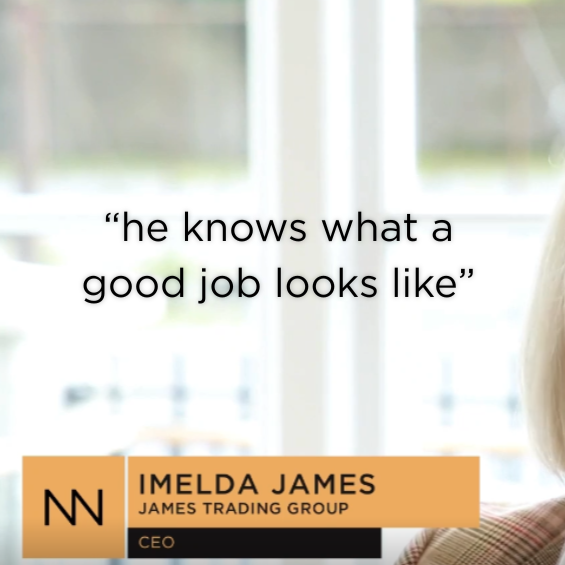 “He knows what a good job looks like”