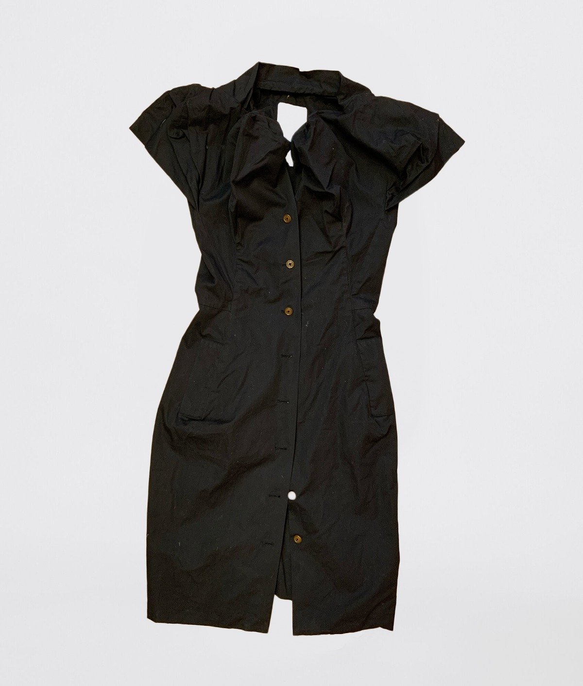 VIVIENNE WESTWOOD SHIRTWAISTERDRESS BLACK