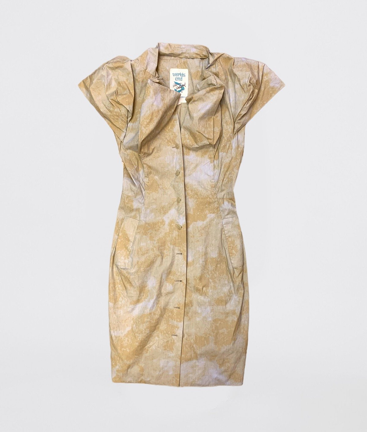 VIVIENNE WESTWOOD SHIRTWAISTERDRESS YELLOW