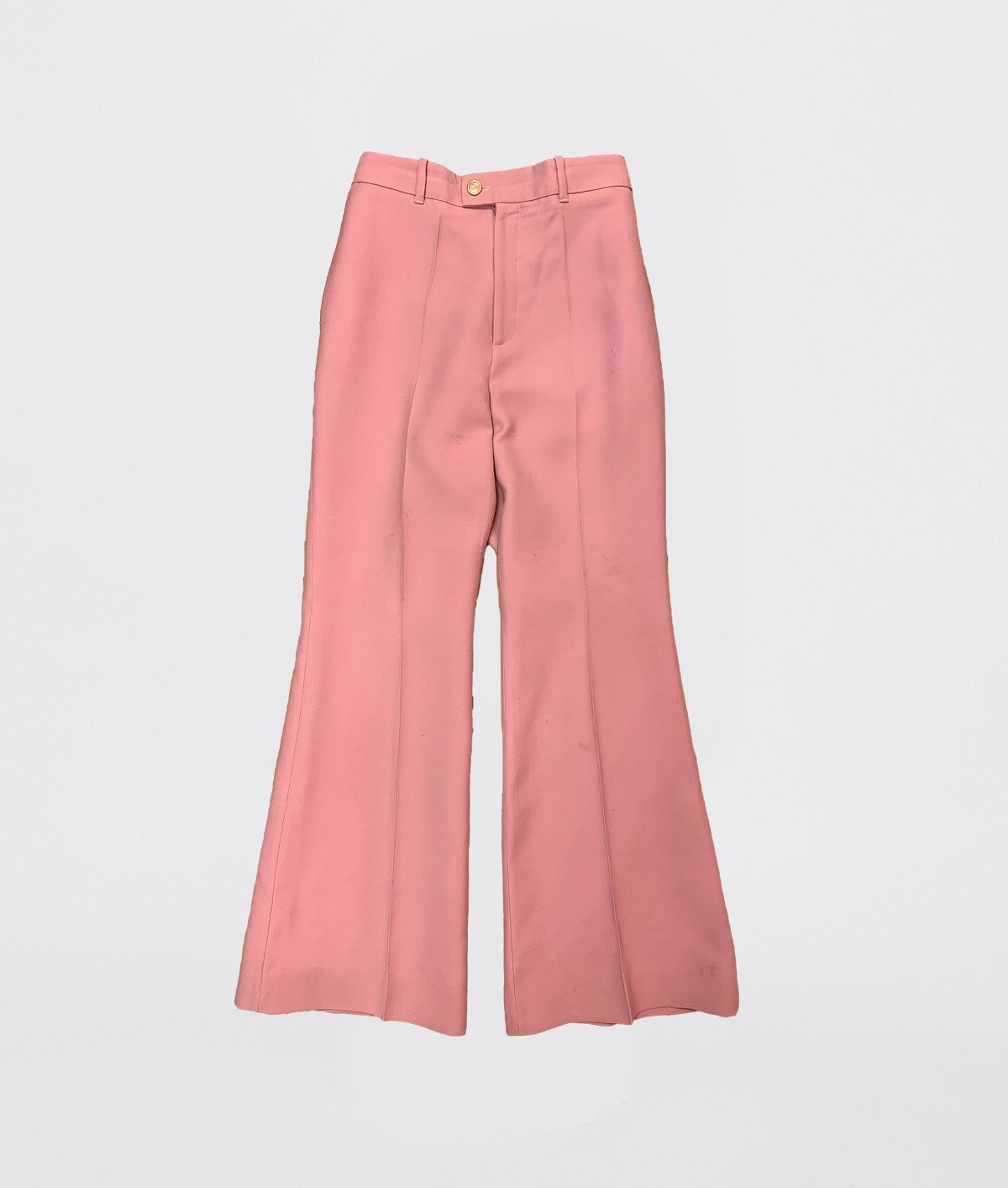 GUCCI FLARED LEG PANTS ROSE