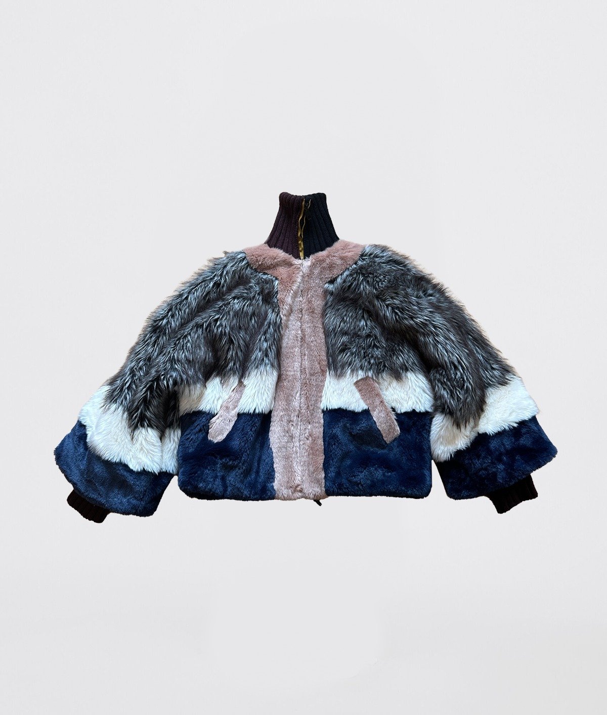 DOLCE & GABBANA FAUX FUR JACKET