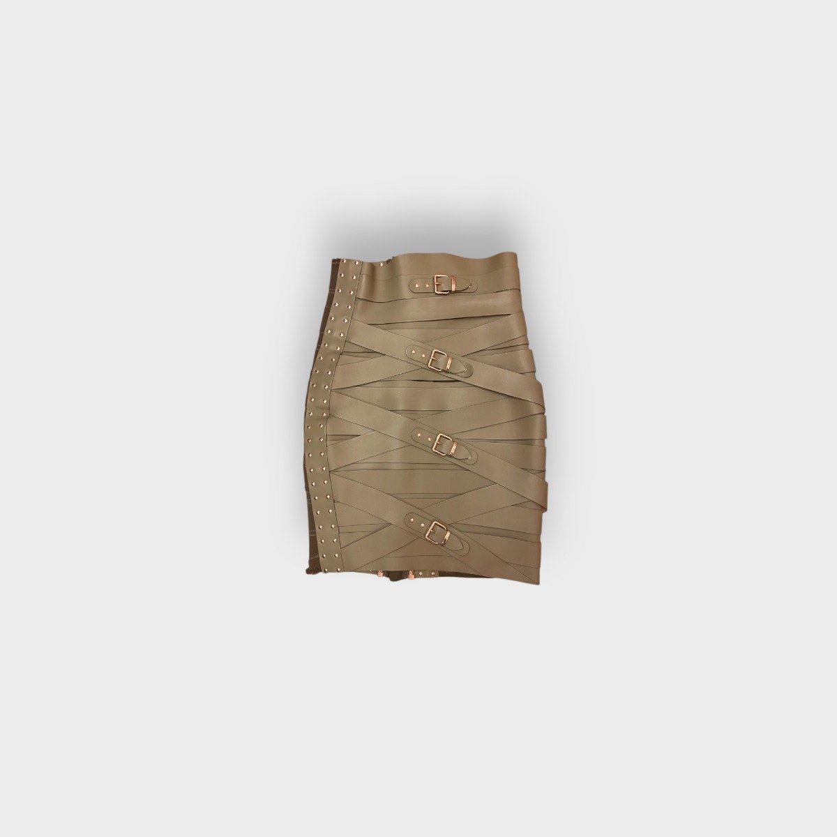 MARINA HOERMANNSEDER STRAPSKIRT GREEN